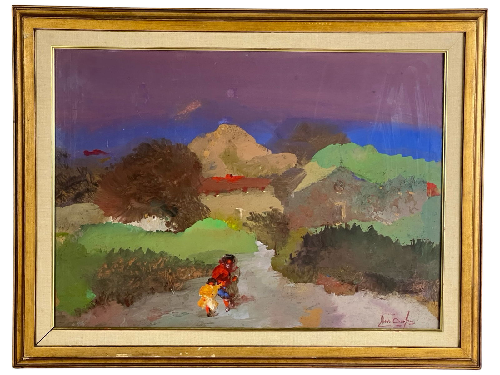 Mid 20th Century Impressionist Landscape Painting (1 of 3)