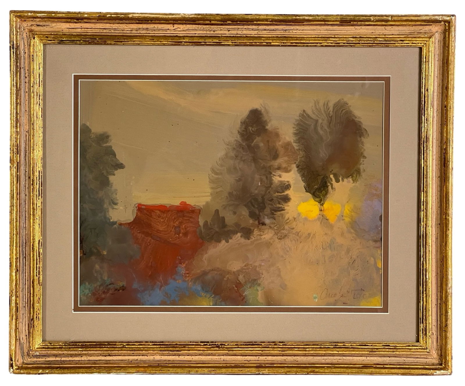 Mid 20th Century Impressionist Landscape Painting (1 of 3)