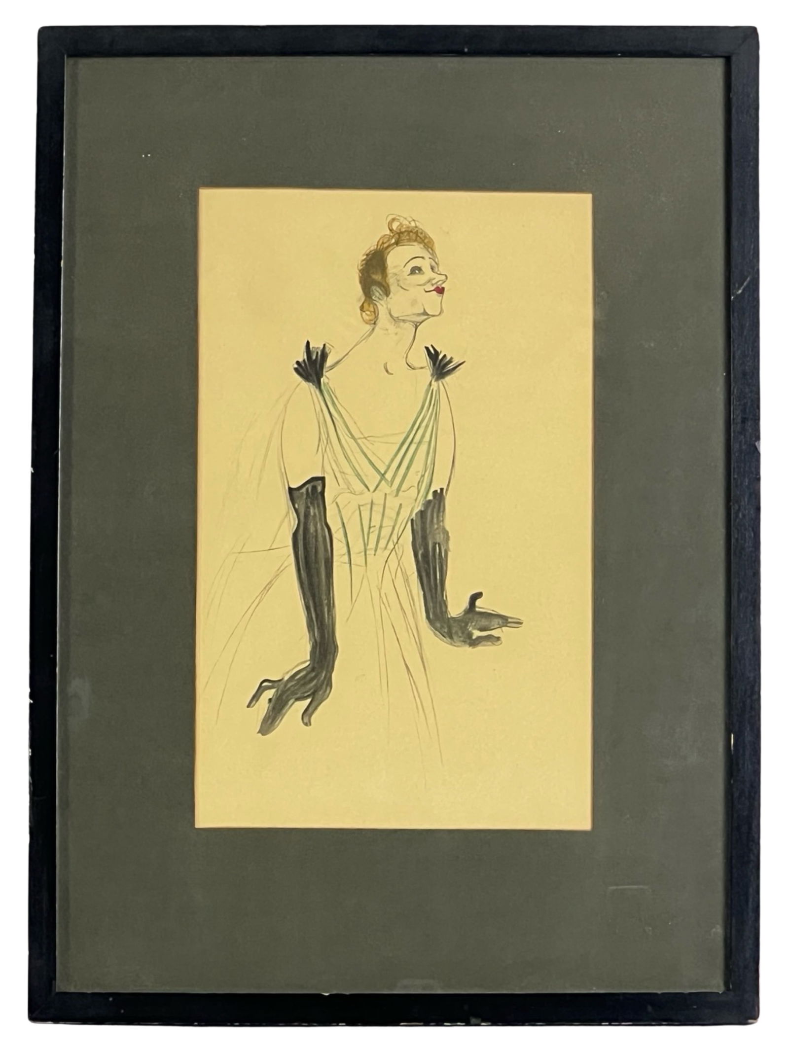 Henri de Toulouse-Lautrec - Yvette Guilbert (1 of 2)