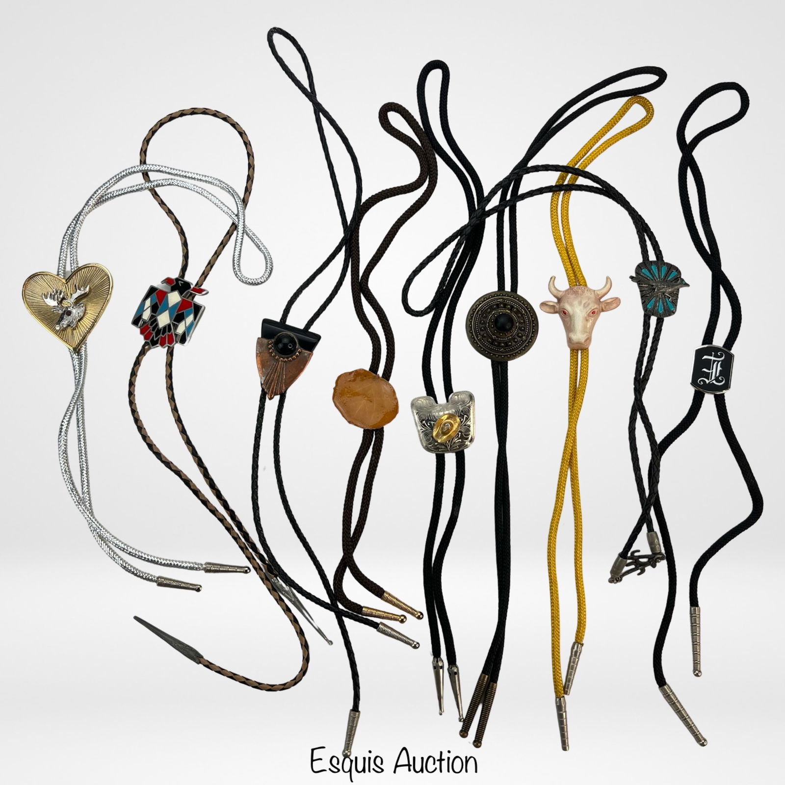 Assortment of Men's Southwest Style Bolo Ties (1 of 6)