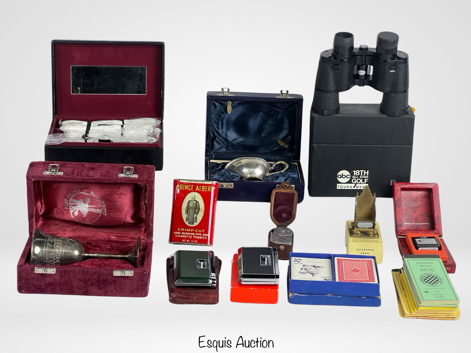 Small Collectibles- Binoculars, Cards, Goblets, To (1 of 7)