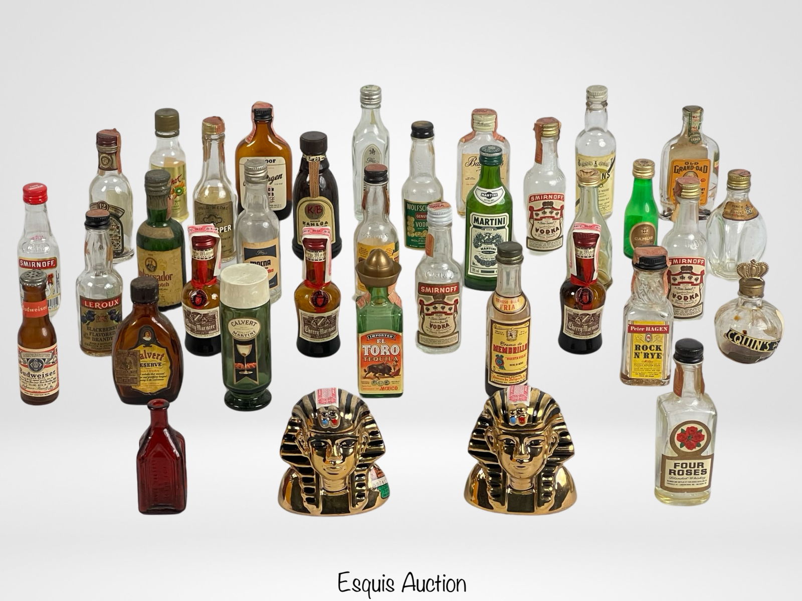 Collection of Vintage Small Mini Liquor Bottles (1 of 4)