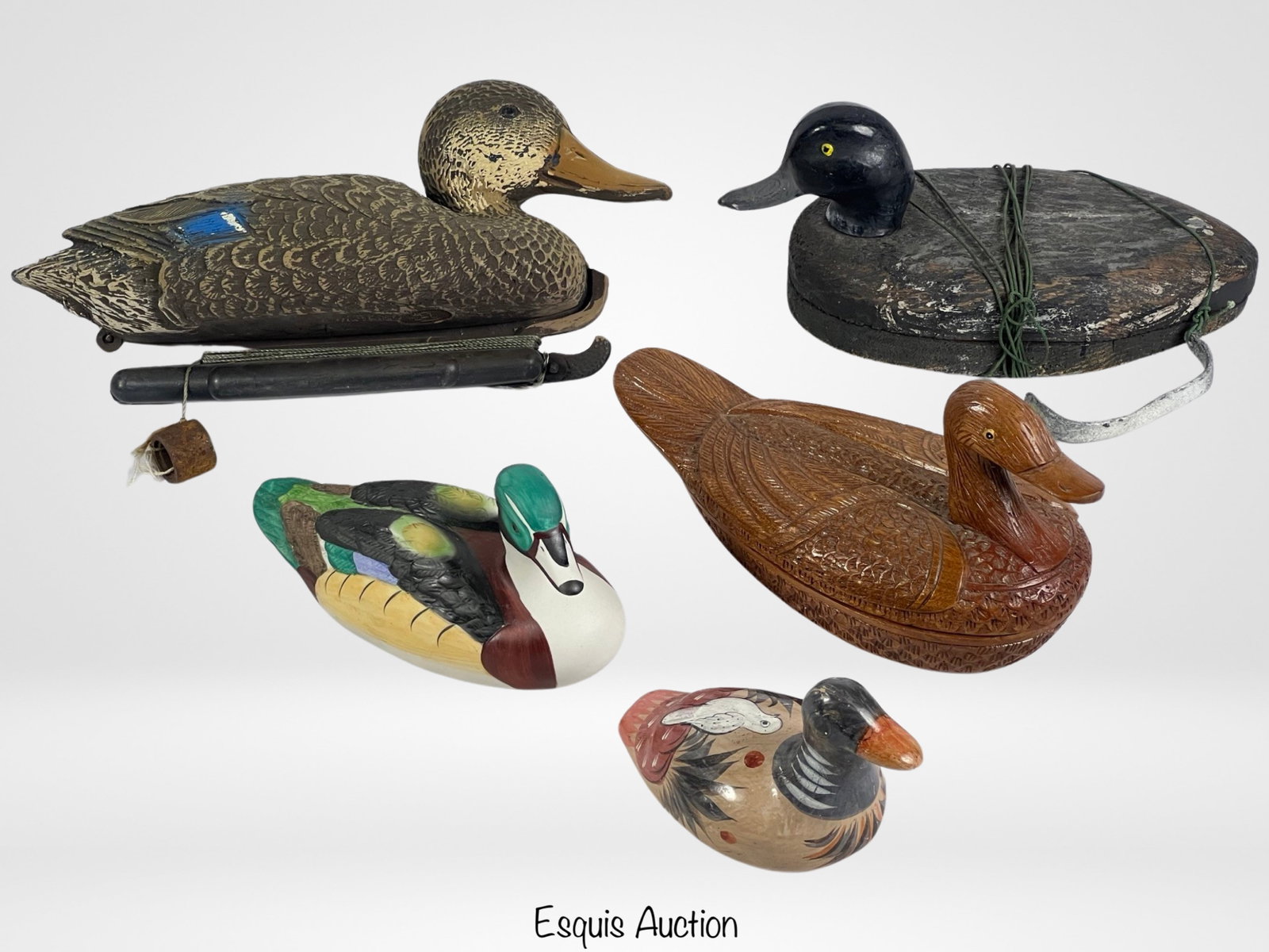 Vintage Duck Decoys & Decor Figurines: Vintage Duck Decoys & Decor Figurines