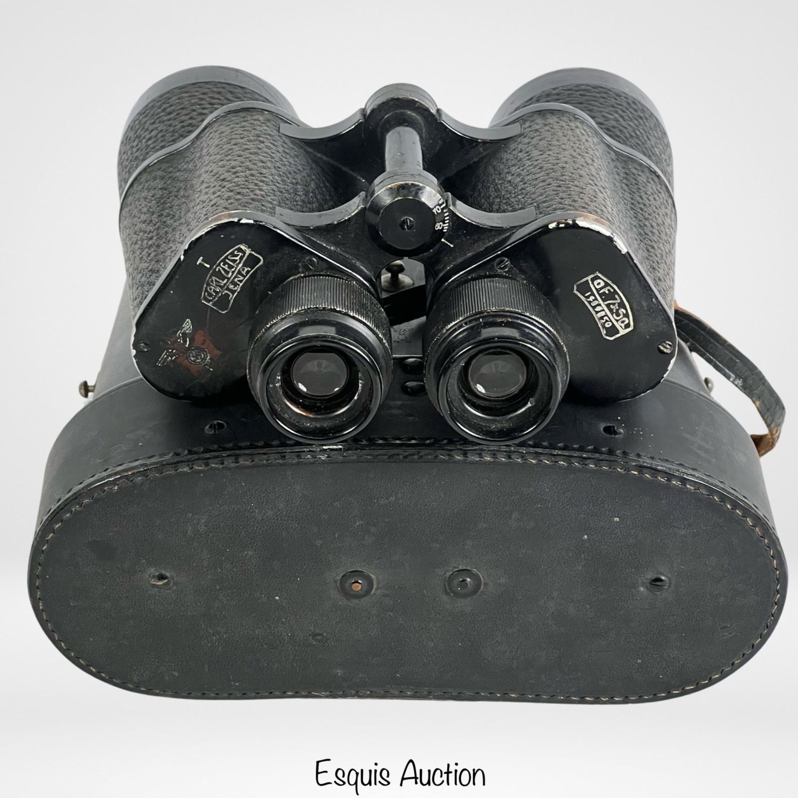 Carl Zeiss 7x50 Binoculars w/ WWII Wehrmacht Eagle (1 of 4)