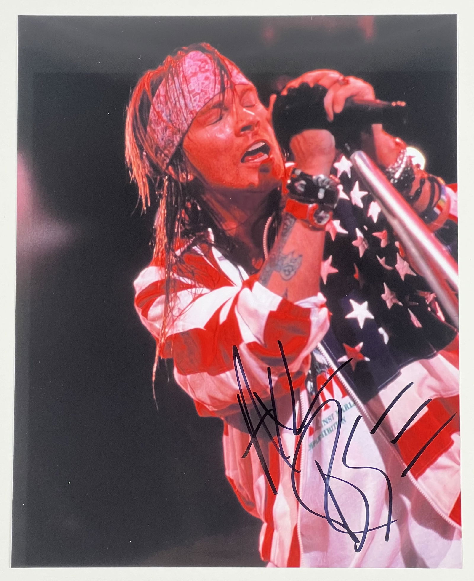 Axl Rose Signed "Guns n' Roses" Photograph (1 of 3)