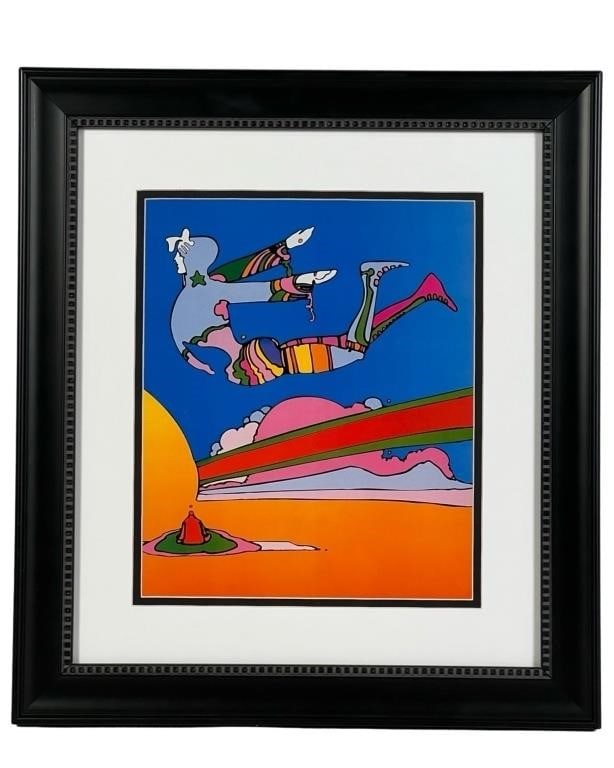 Peter Max- "Cosmic Flyer 2000" Fine Art Lithograph (1 of 2)