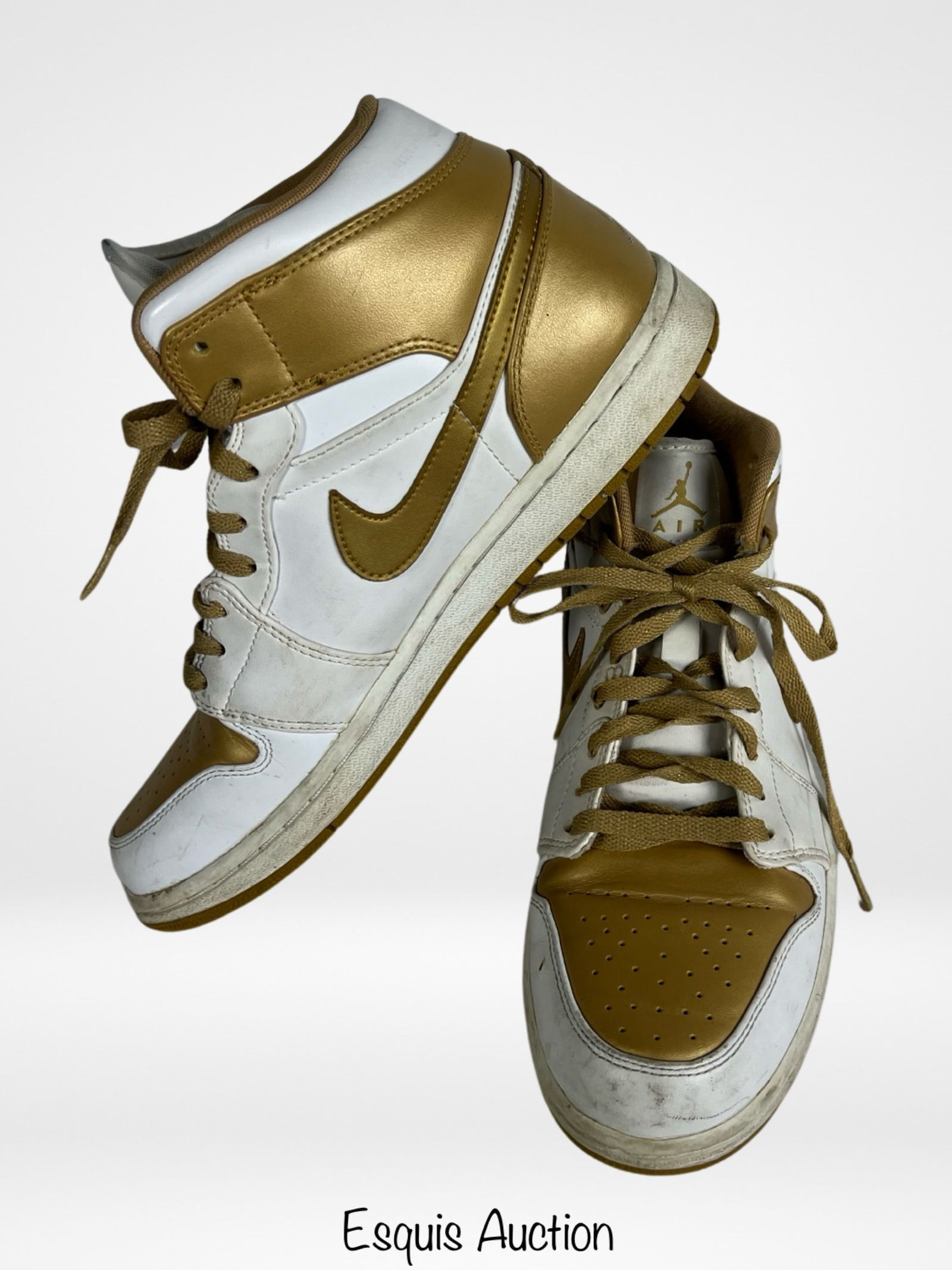 Air Jordan 1 Phat Metalic Gold Men's Sneakers 10.5 (1 of 3)