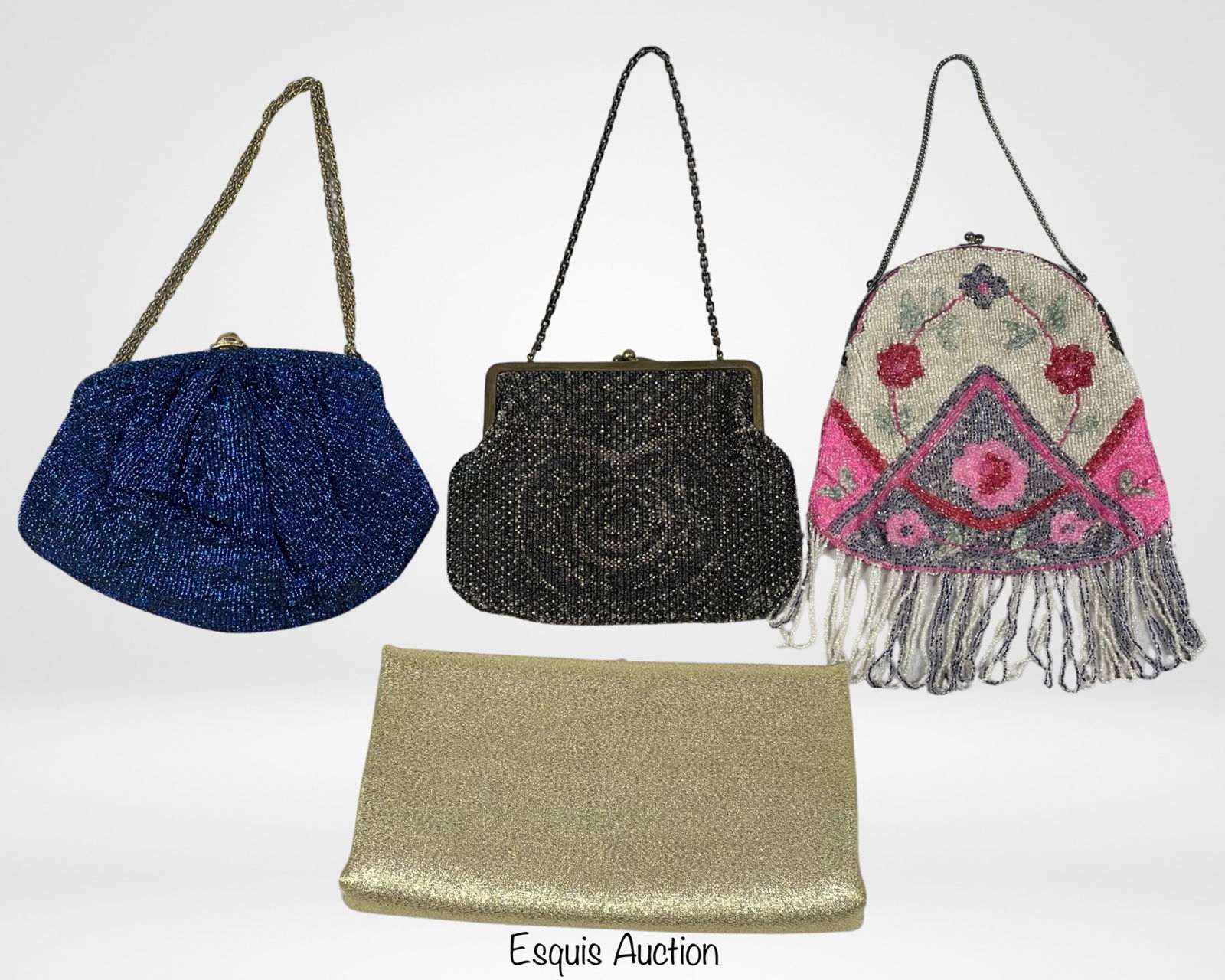 Antique & Vintage Lady's Beaded Evening Purses (1 of 5)