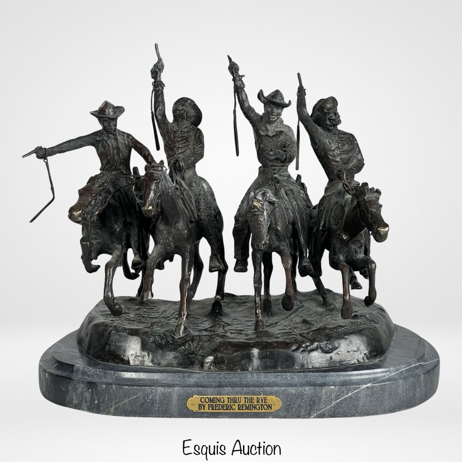 Frederic Remington- Large Bronze Sculpture (1 of 6)