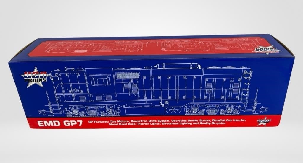 USA Trains G Scale Burlington GP-9 Locomotive: USA Trains G Scale Burlington GP-9 Locomotive. R22112. Appears to be in mint condition.
