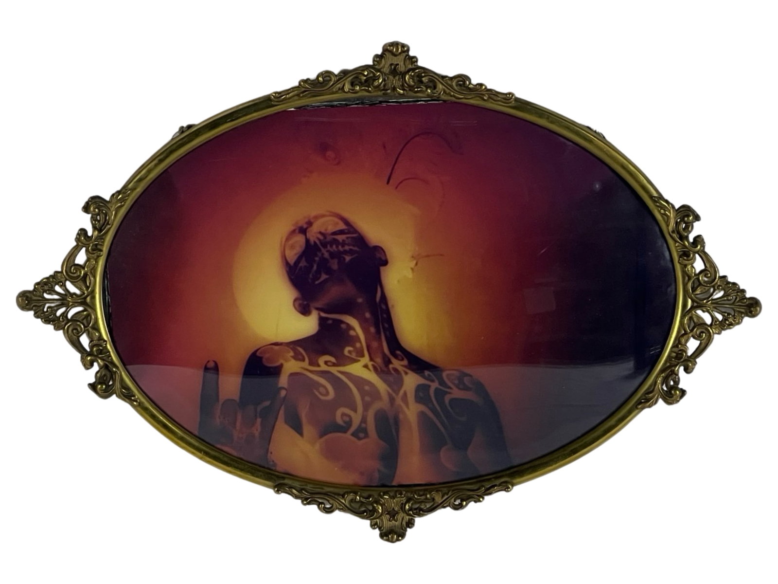 Charles Moesch's Modern Art in Antique Frame: Charles Moesch's Modern Art Framed in Antique Frame is a captivating fusion of contemporary expression and timeless elegance. Moesch, known for his innovative approach to art, brings a fresh perspecti