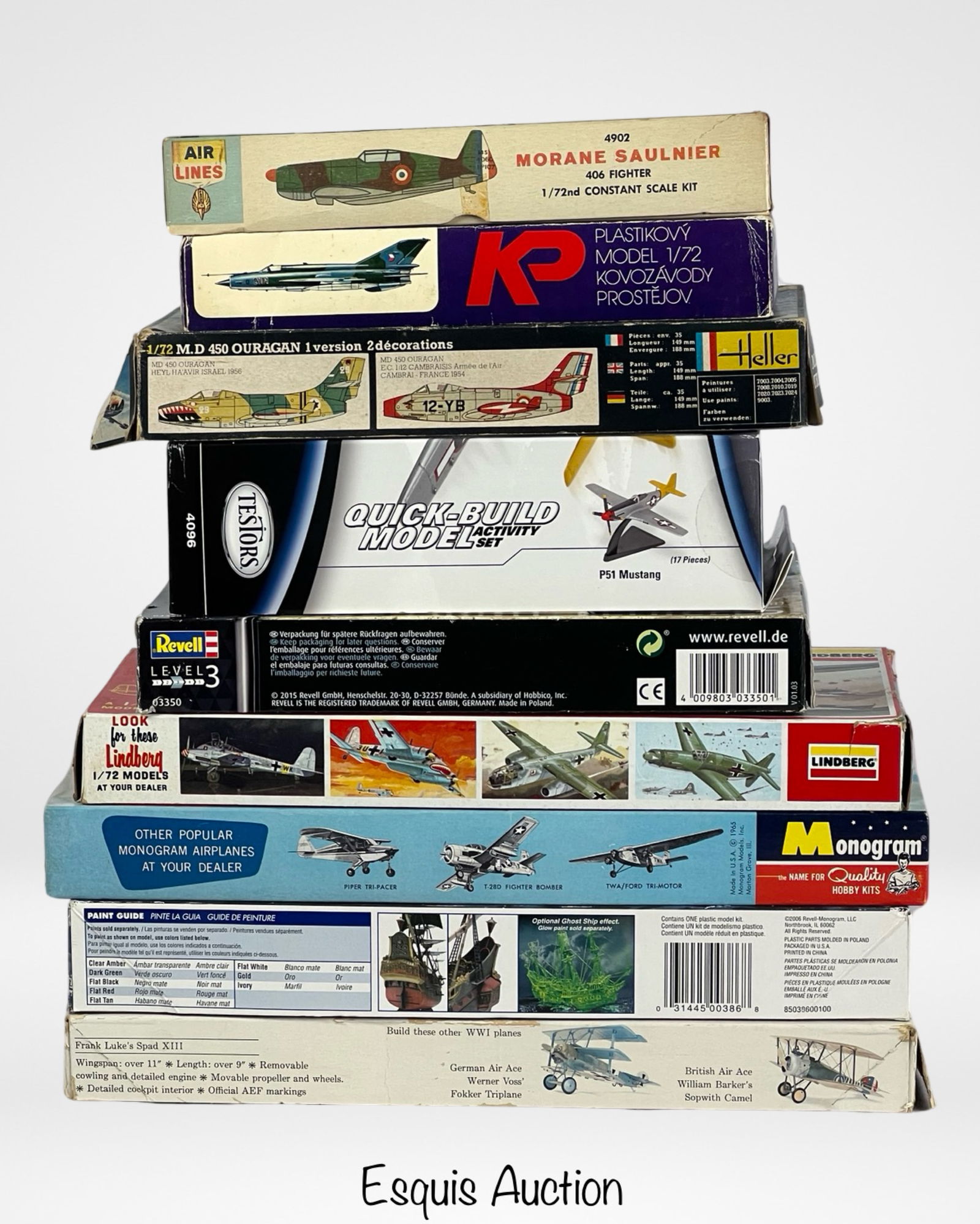 Group of Vintage Plastic Model Kits- Airplanes (1 of 4)