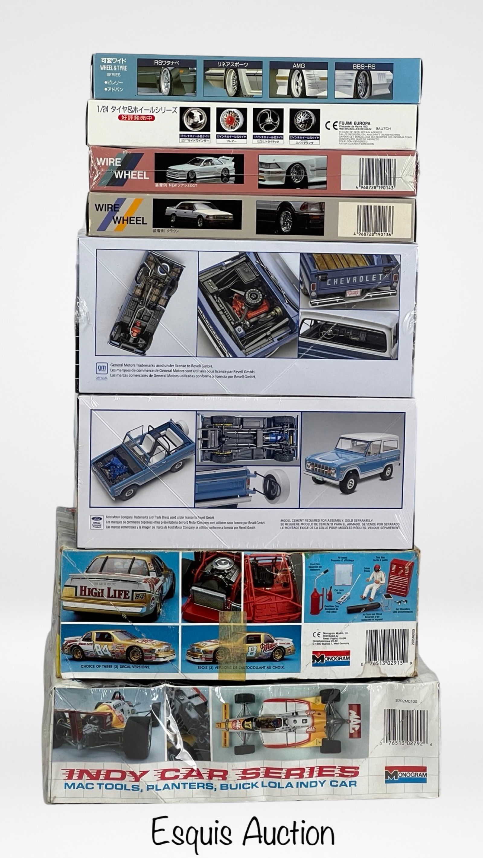 Group of Vintage Plastic Model Kits- Cars (1 of 3)