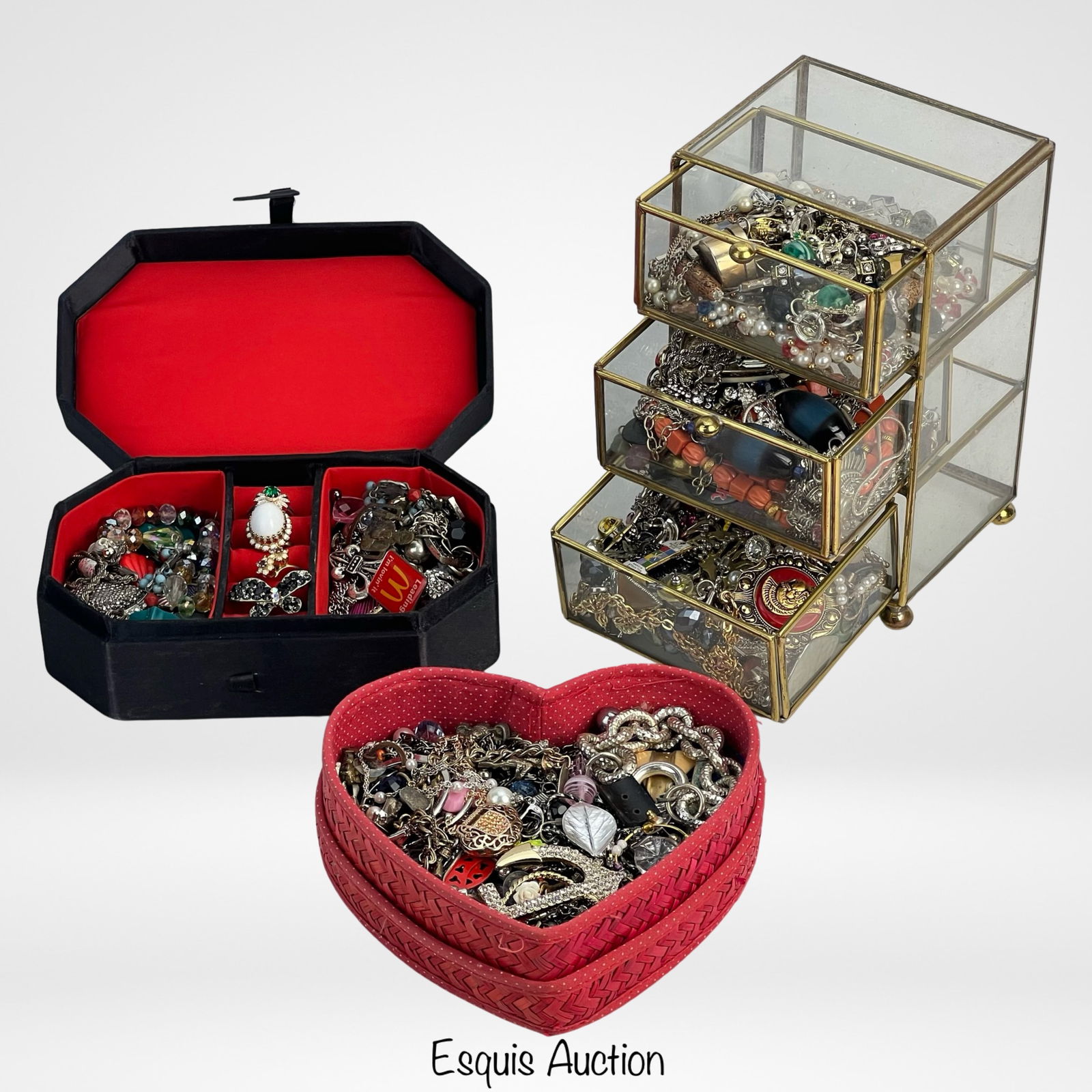 3 Vintage Boxes filled with Unsearched Jewelry (1 of 4)