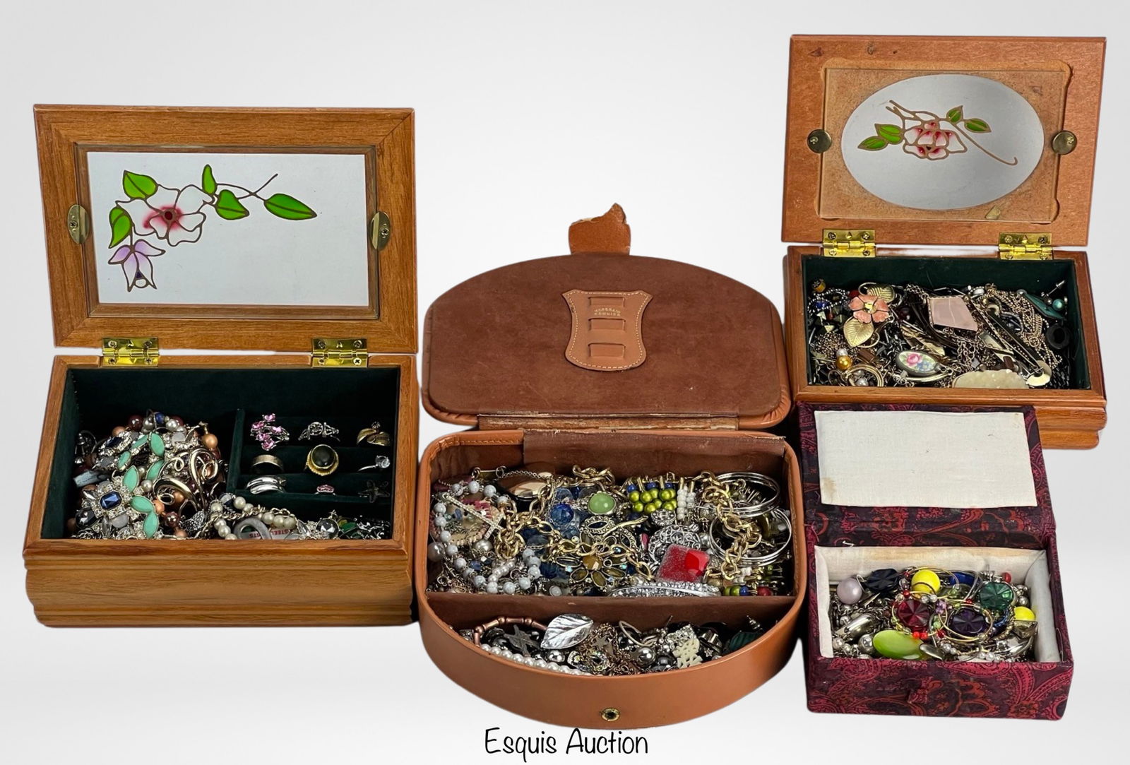 4 Vintage Boxes filled with Unsearched Jewelry (1 of 6)