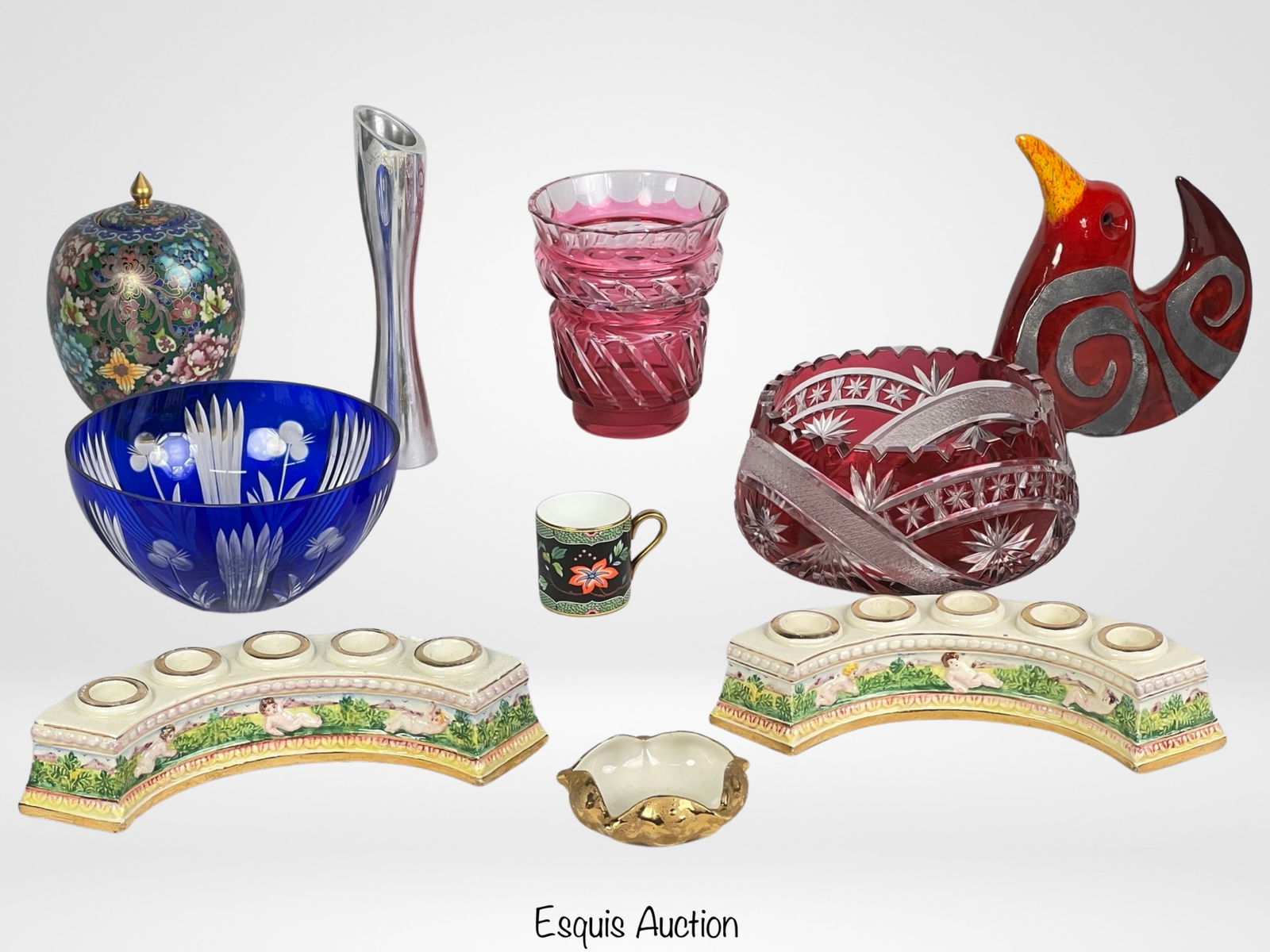 Crystal, Porcelain, Cloisonne Collectibles (1 of 9)