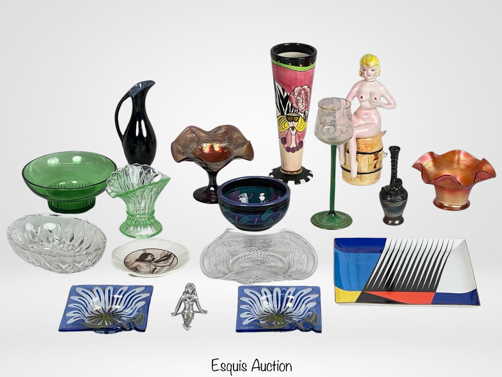 Art Pottery & Glass Assortment (1 of 9)