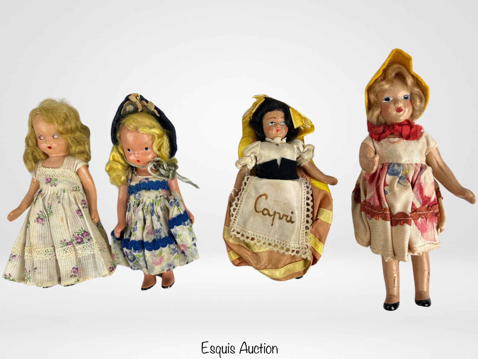 Assortment of Vintage 1940's-1960's Dolls: Assortment of Vintage 1940's-1960's Dolls