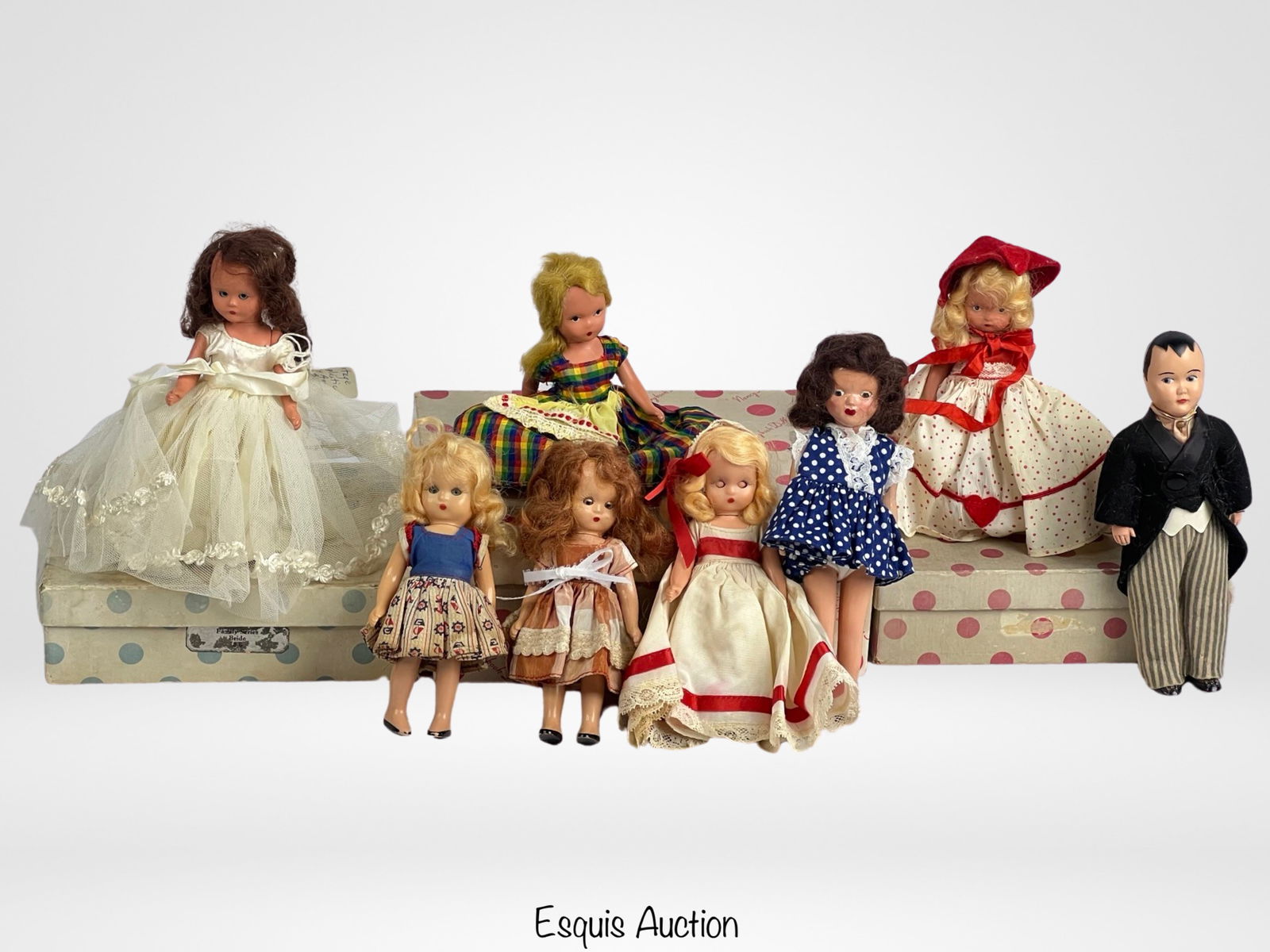 Assortment of Vintage Nancy Ann Storybook Dolls (1 of 5)