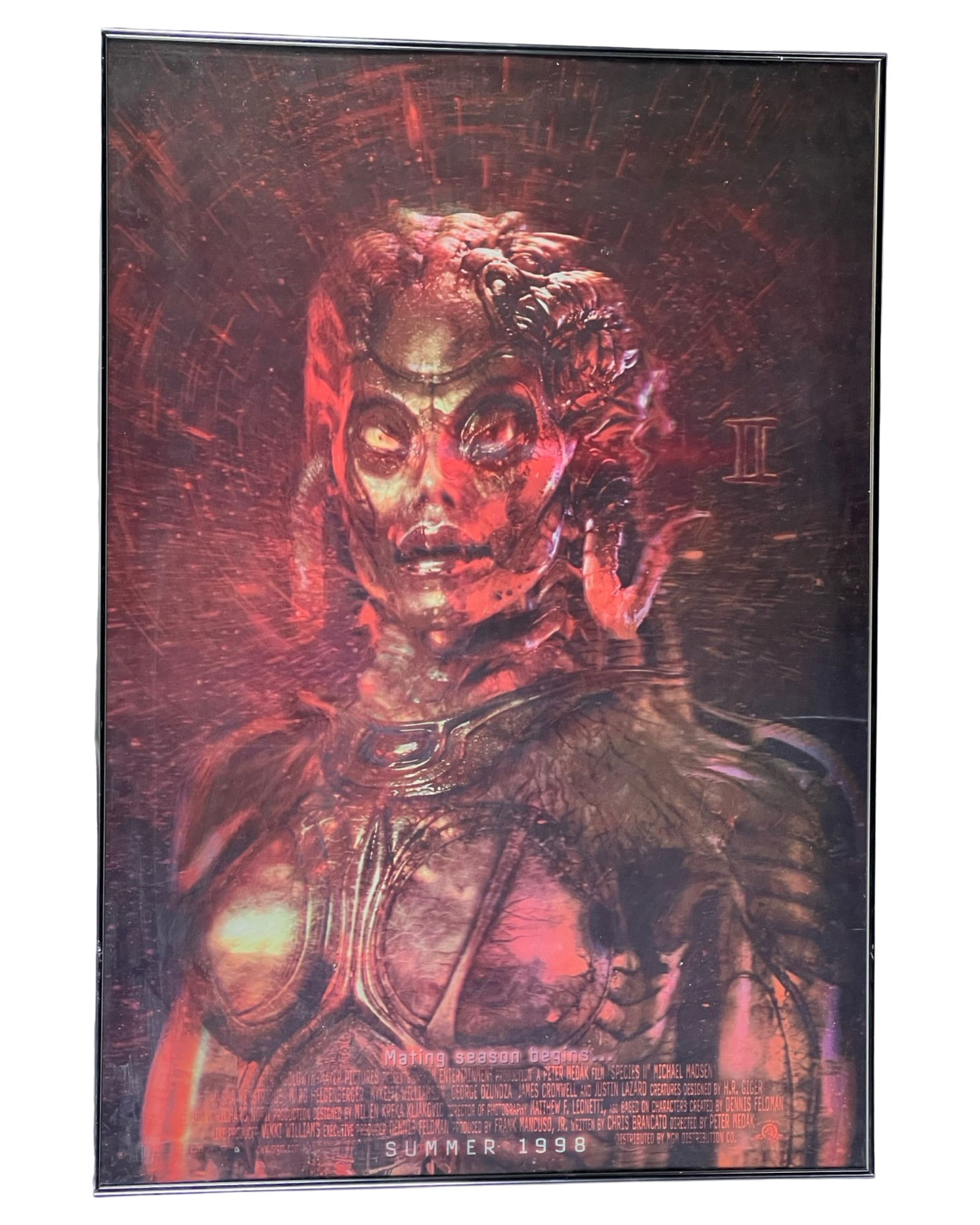 Species II 1998 3-D Lenticular Movie Poster (1 of 3)
