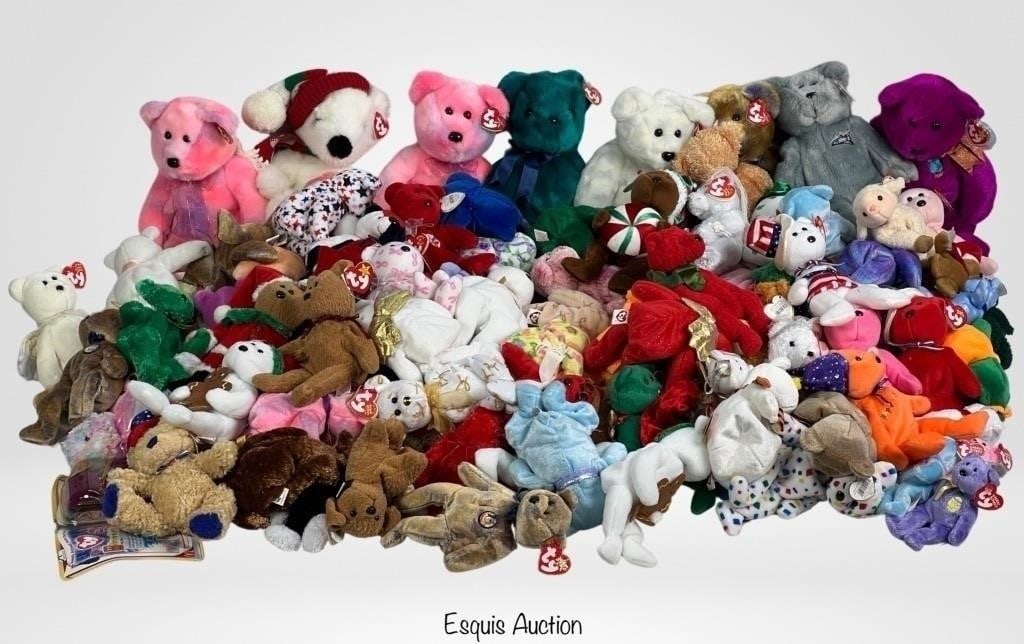 Huge Lot of Vintage TY Beanie Babies- All Bears (1 of 4)