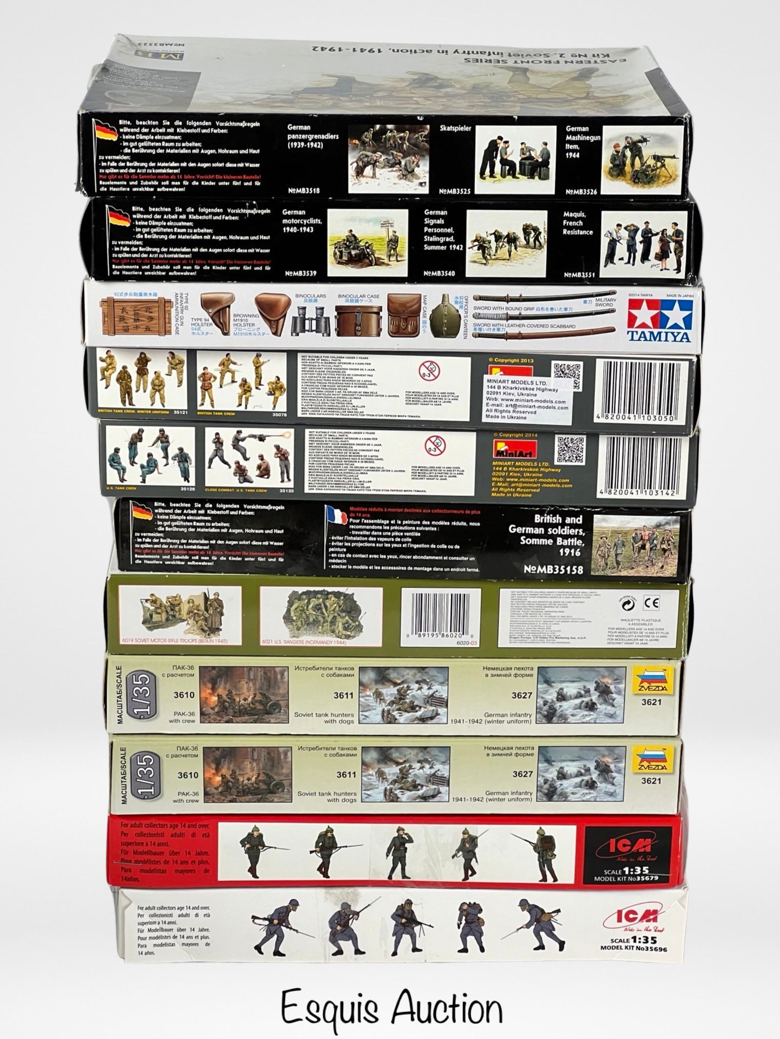 Lot of Plastic Model Kits- WWI & WWII Soldiers (1 of 3)