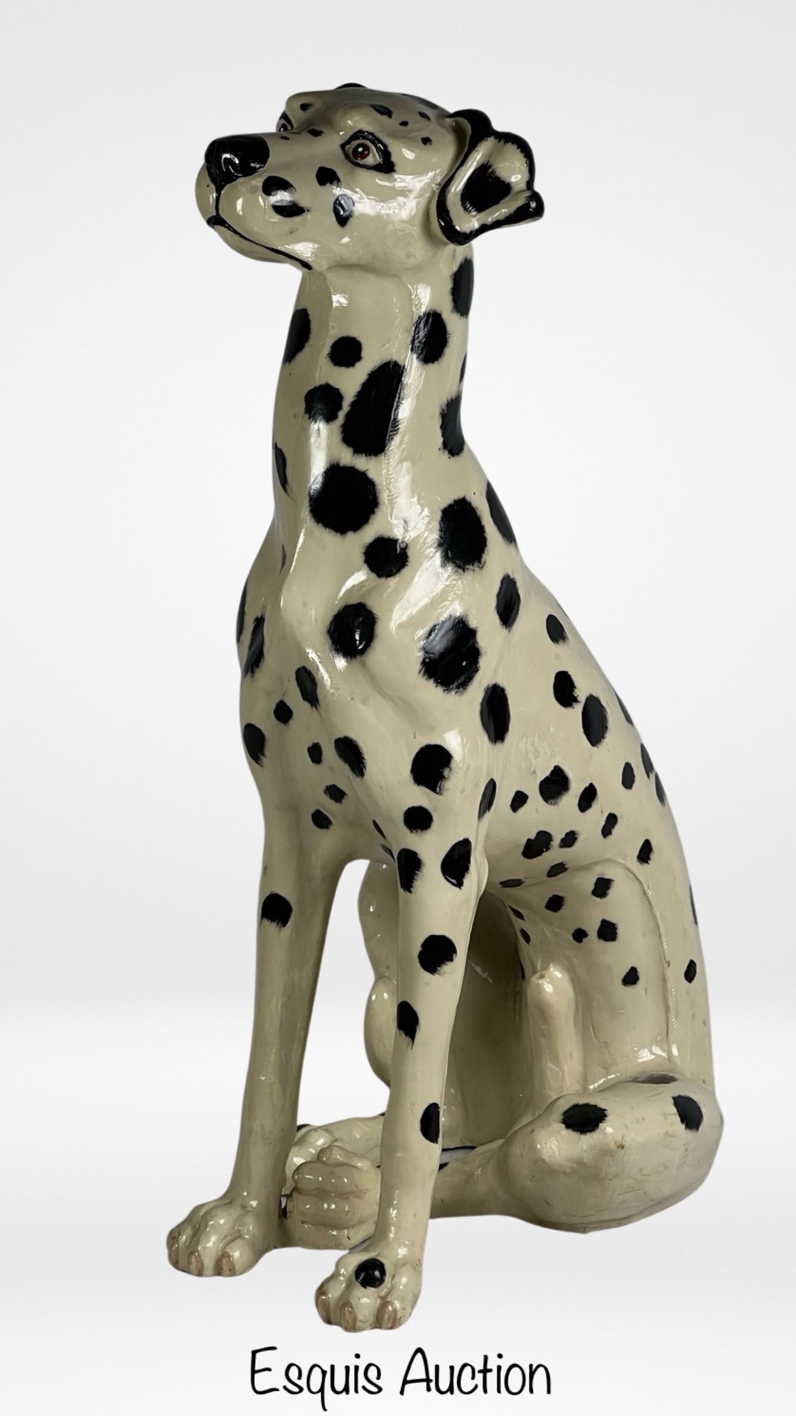Large Life Size Dalmatian Firedog Dog Statue (1 of 6)