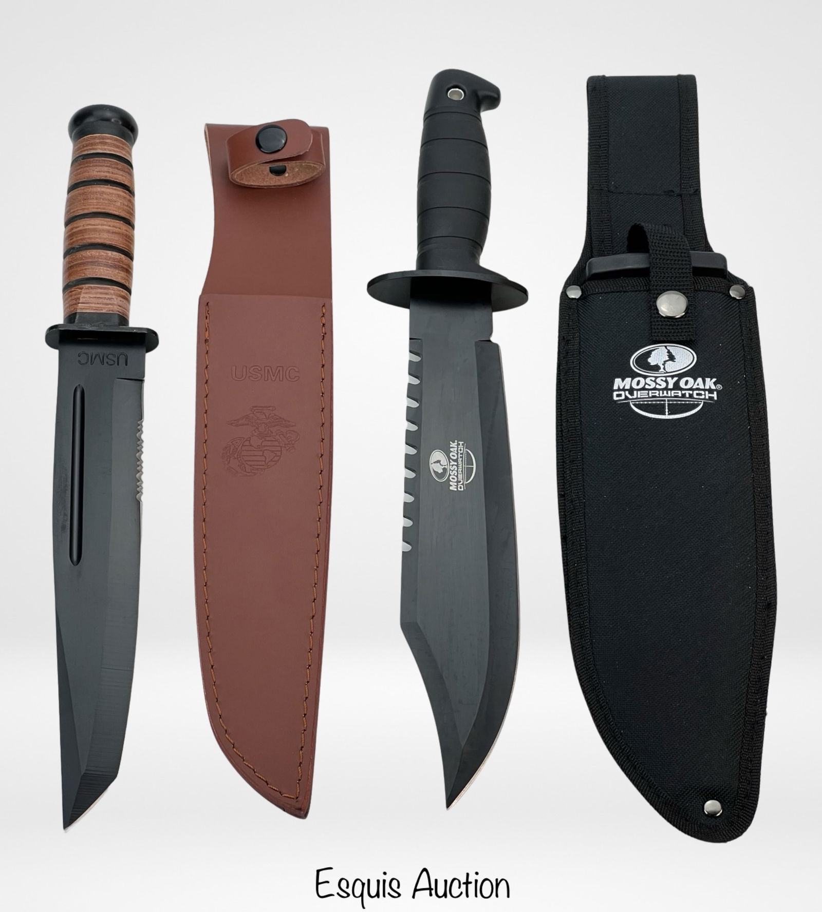 USMC Ka-Bar and Mossy Oak Overwatch Knives (1 of 3)