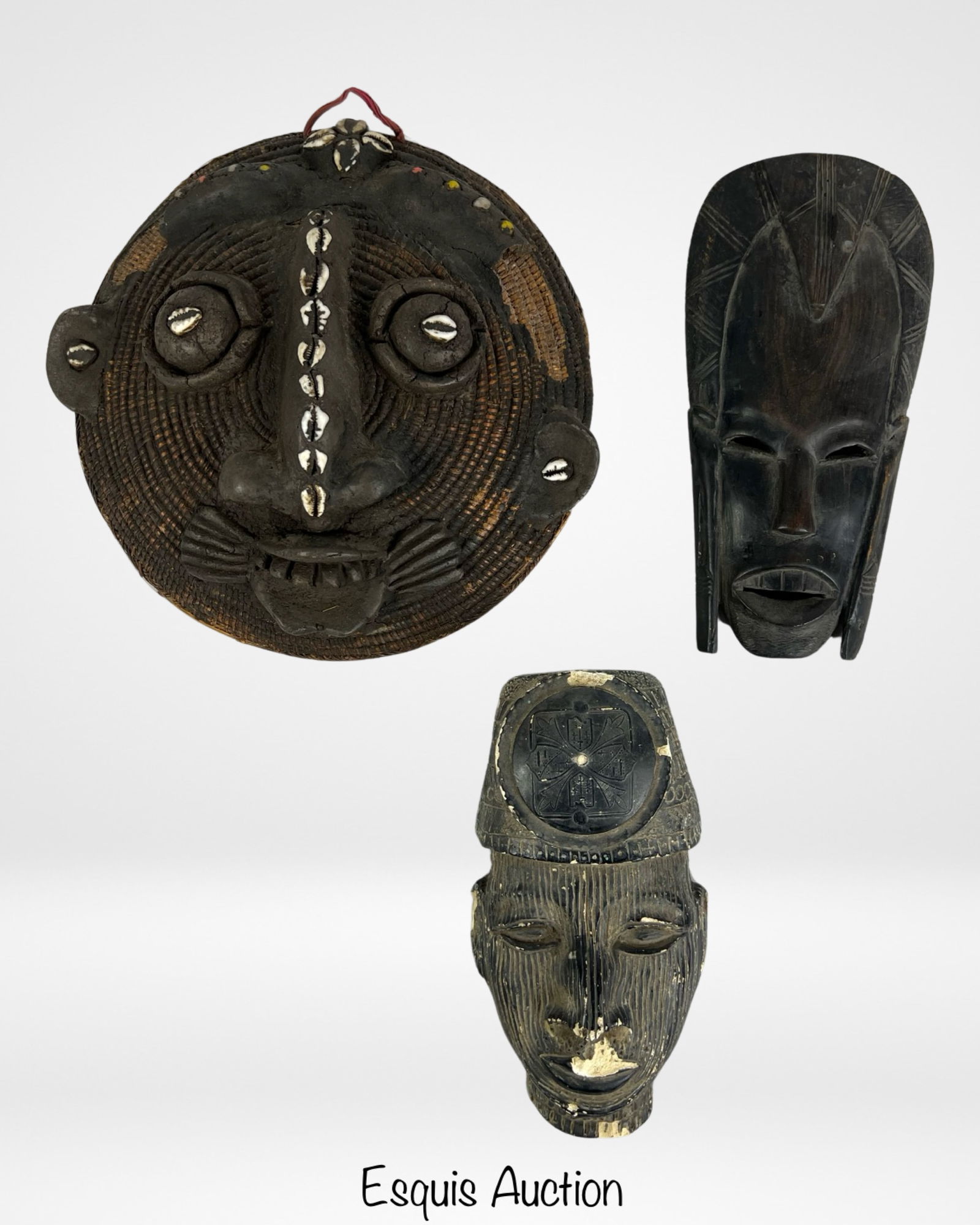 Papua New Guinea & African Tribal Masks Ensemble (1 of 6)