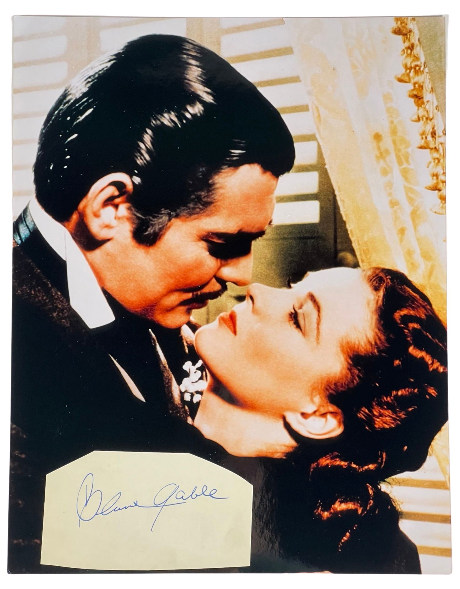 Clark Gable Signature w/ Gone with the Wind Photo (1 of 3)