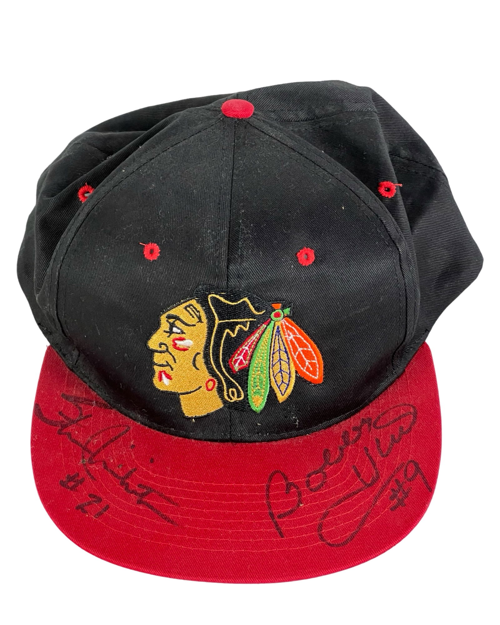 Stan Mikita & Bobby Hull Signed Blackhawks Hat Cap (1 of 4)