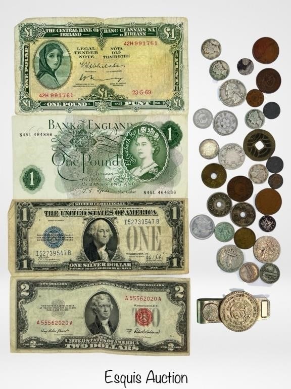 US & World Currency- Coins & Banknotes Silver (1 of 3)