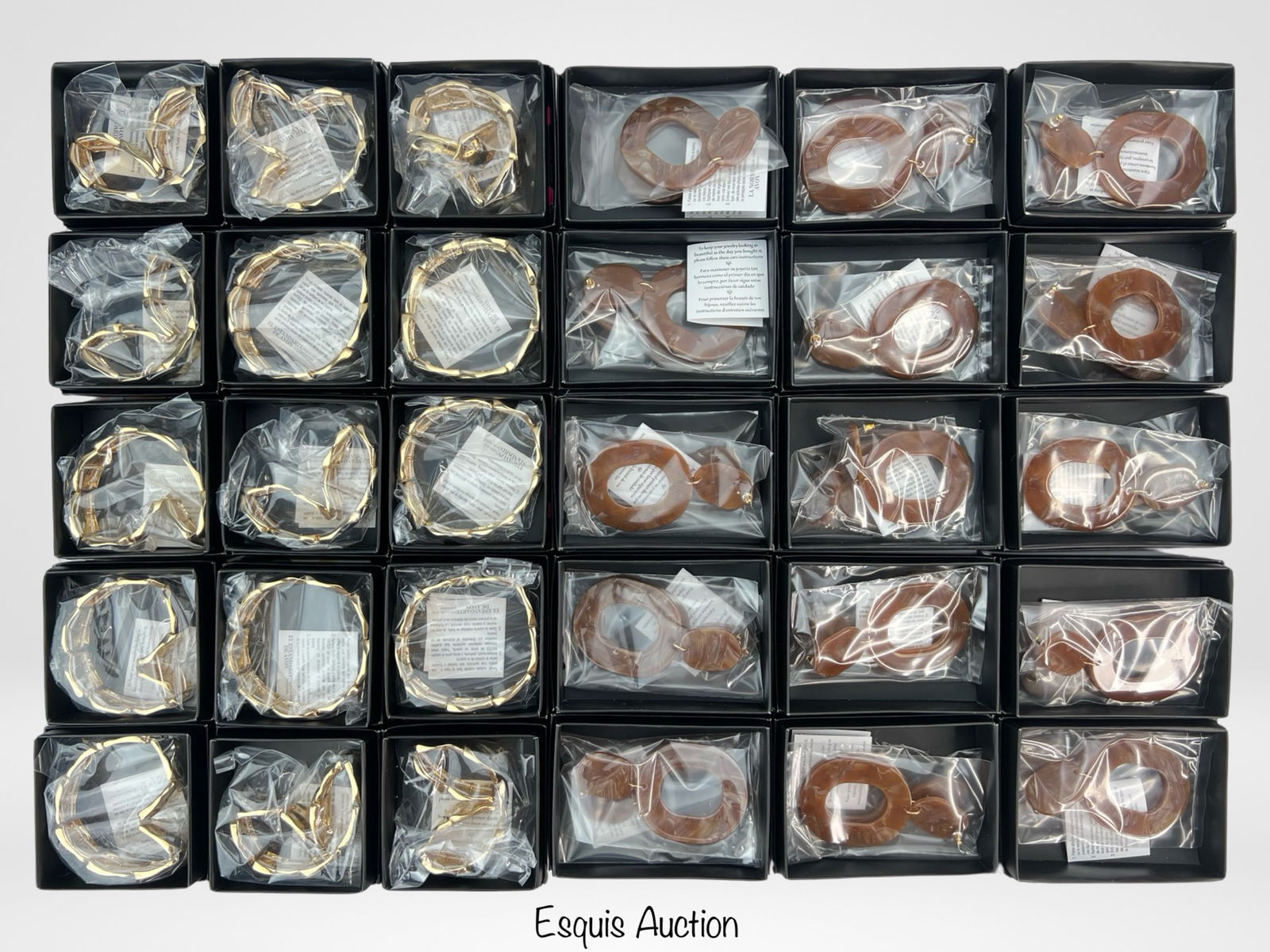 Group of New Avon Jewelry- Bracelets & Earrings: New Avon Jewelry- Link Bracelets and Statement Earrings. All New in boxes.