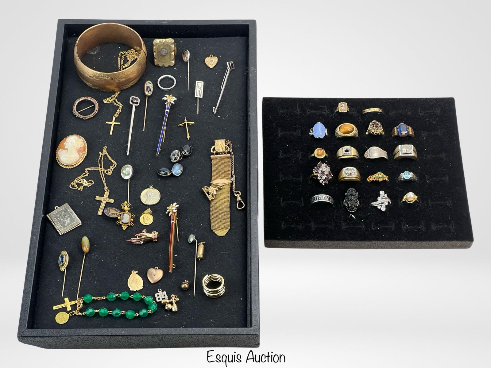 Assortment of Vintage Jewelry- Rings, Hat Pins (1 of 4)