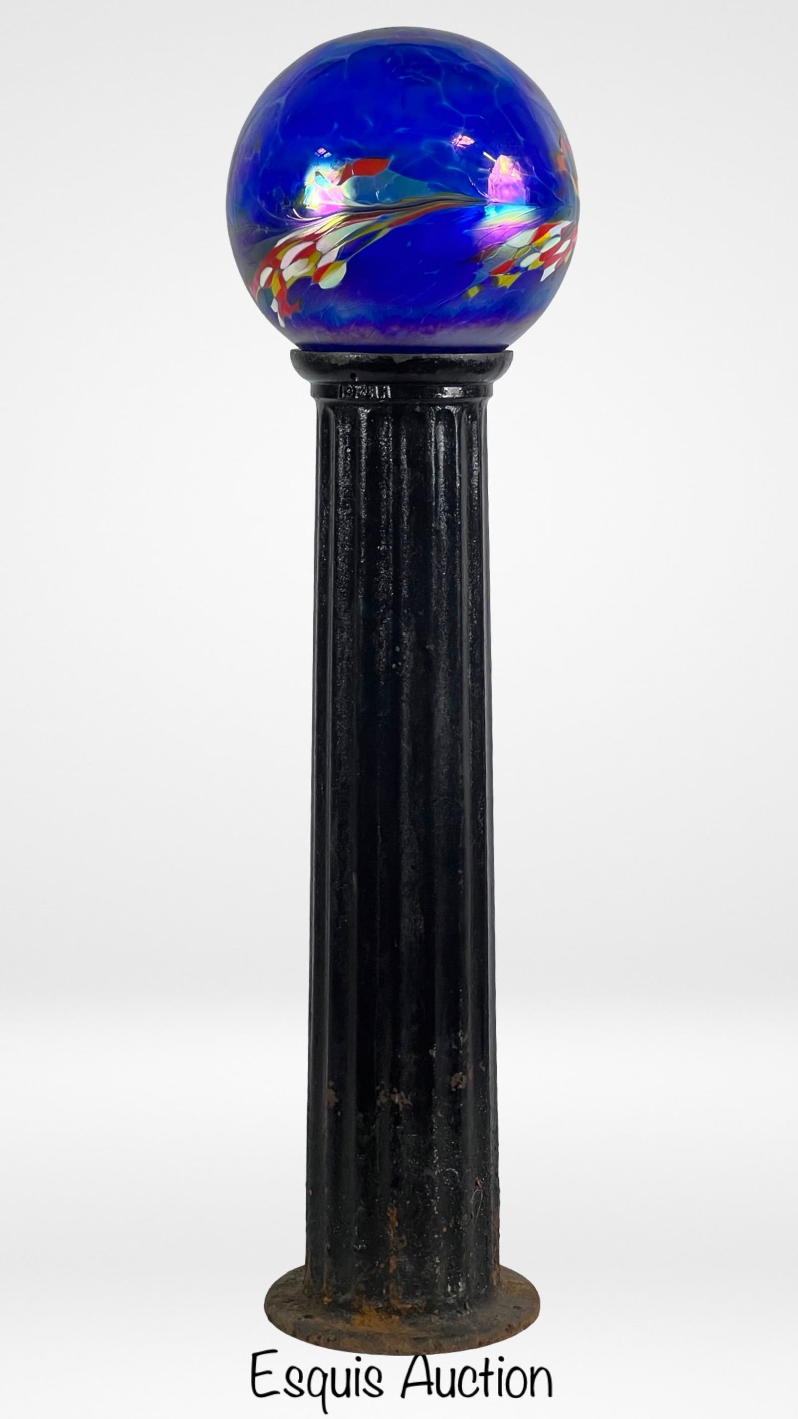 Large Hand Blown Art Glass Gazing Ball/ Garden Sph (1 of 3)