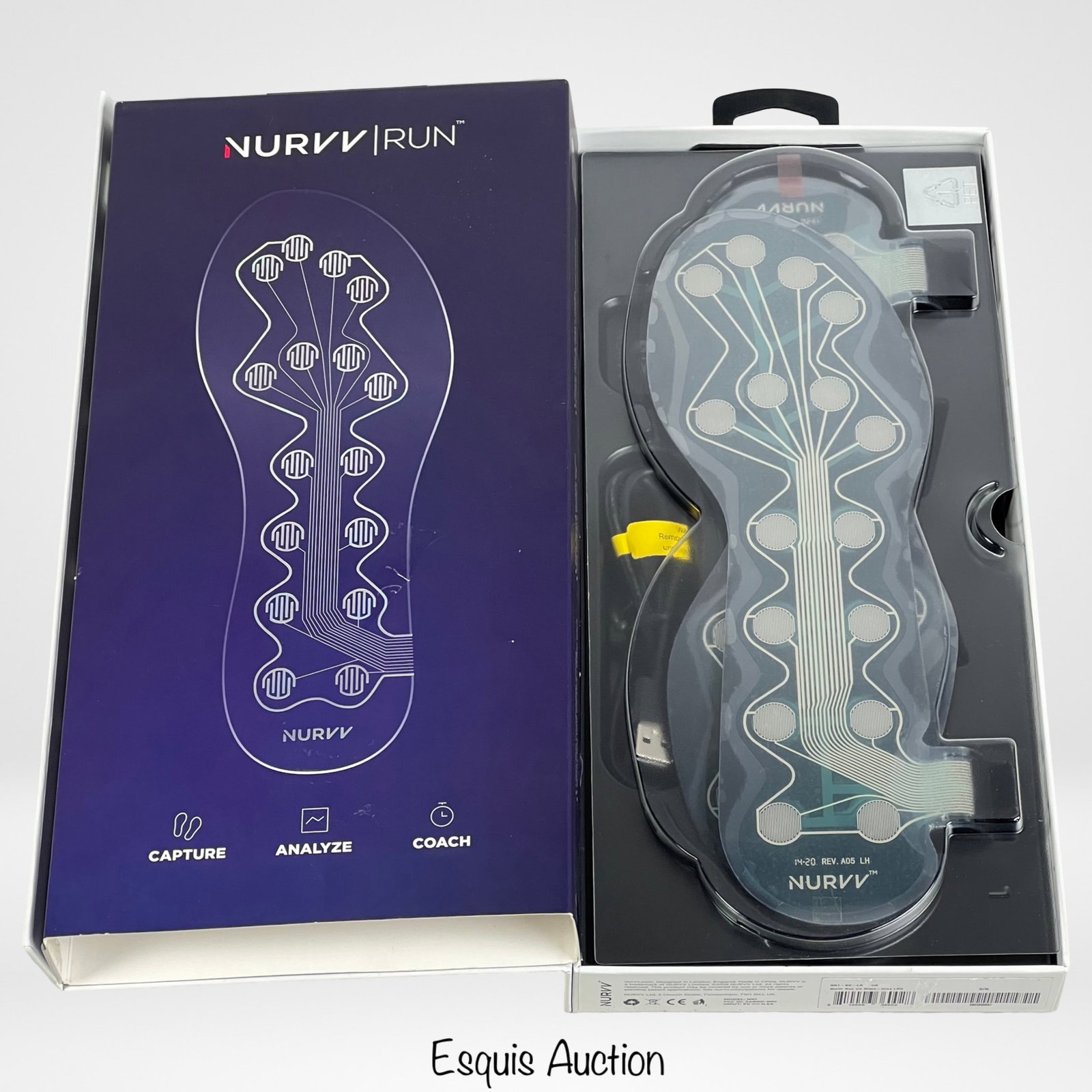 Nurvv Rub Smart Running Insoles Size L: Nurvv Rub Smart Running Insoles Size L. Mint/ near mint condition.