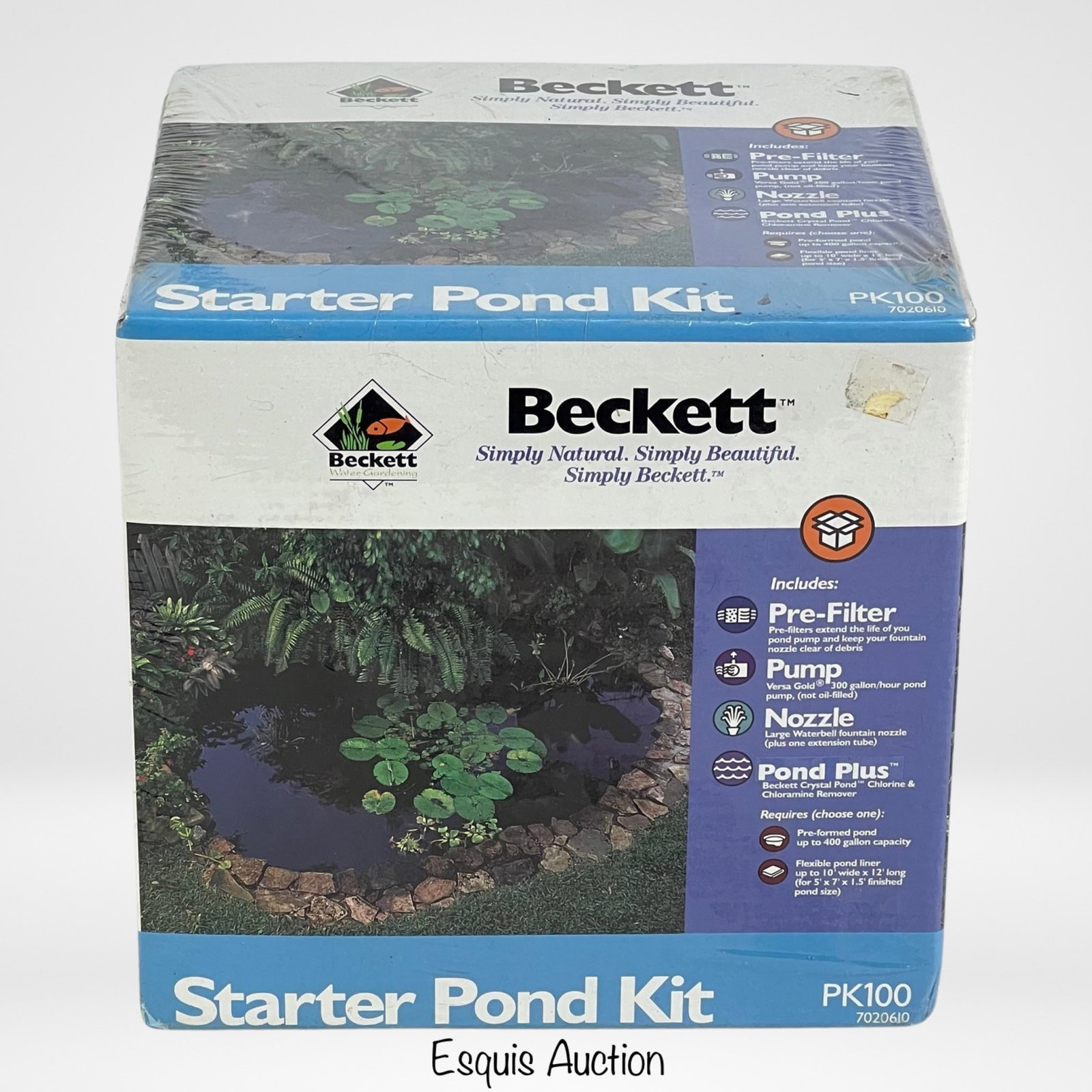 Beckett Starter Pond Kit - PK100- New: Beckett Starter Pond Kit - PK100. New