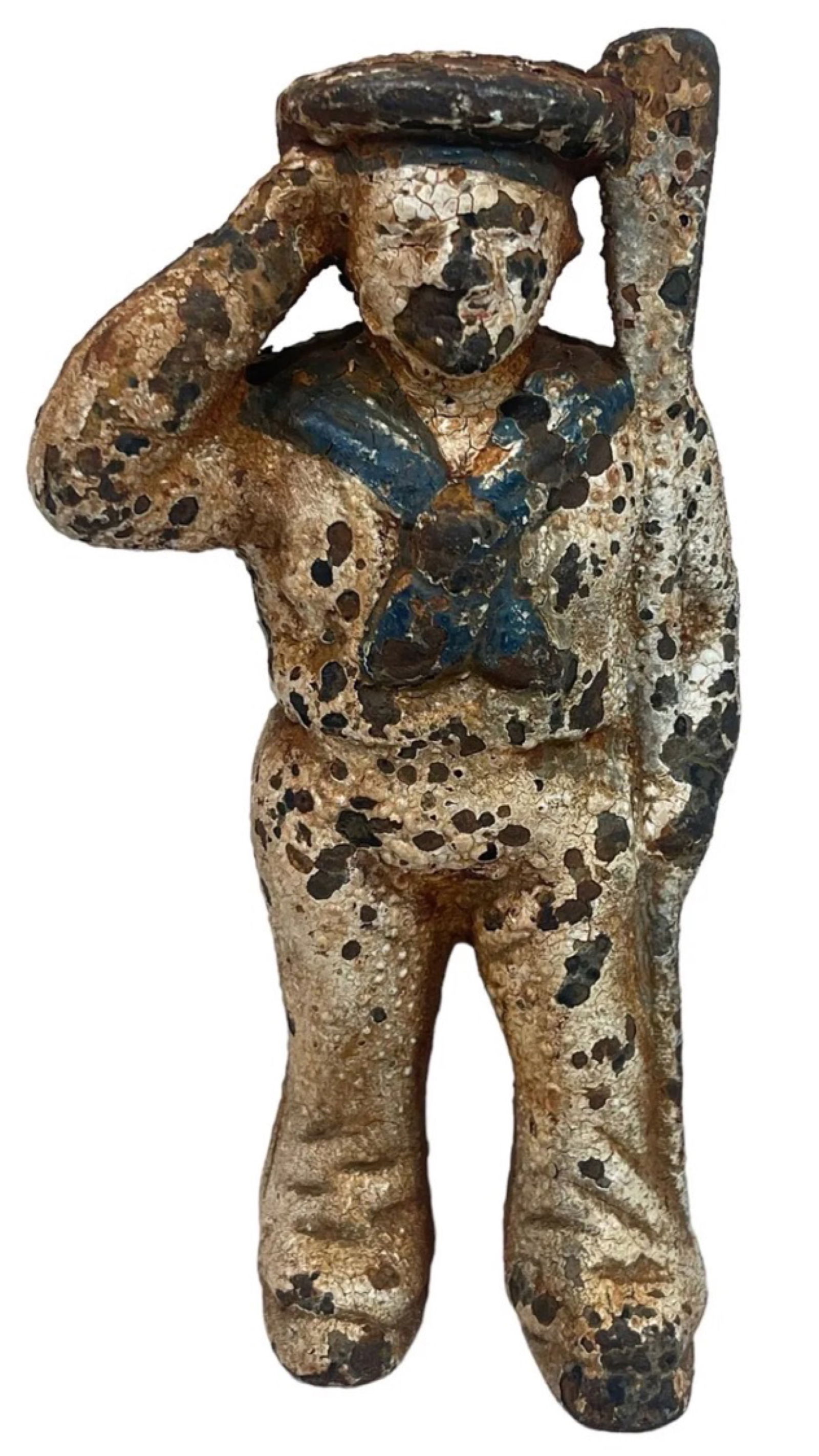 Antique Hubley Cast Iron WWI Sailor Coin Bank (1 of 4)