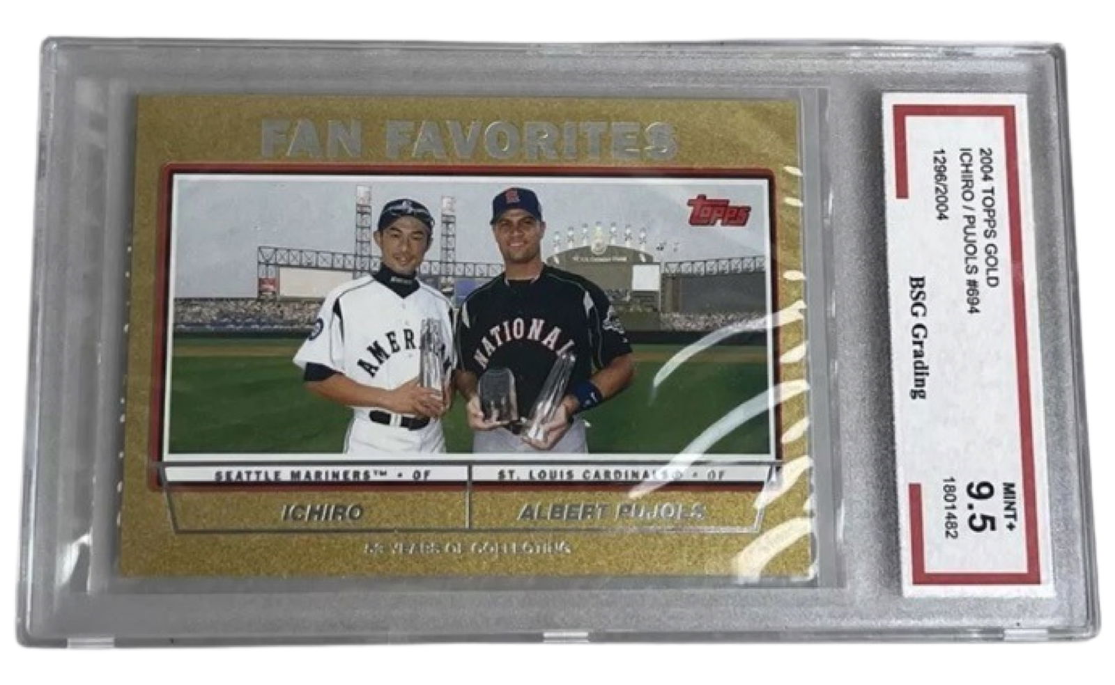 Ichiro PujolsTopps GOLD Fan Favorites Grading Card (1 of 4)