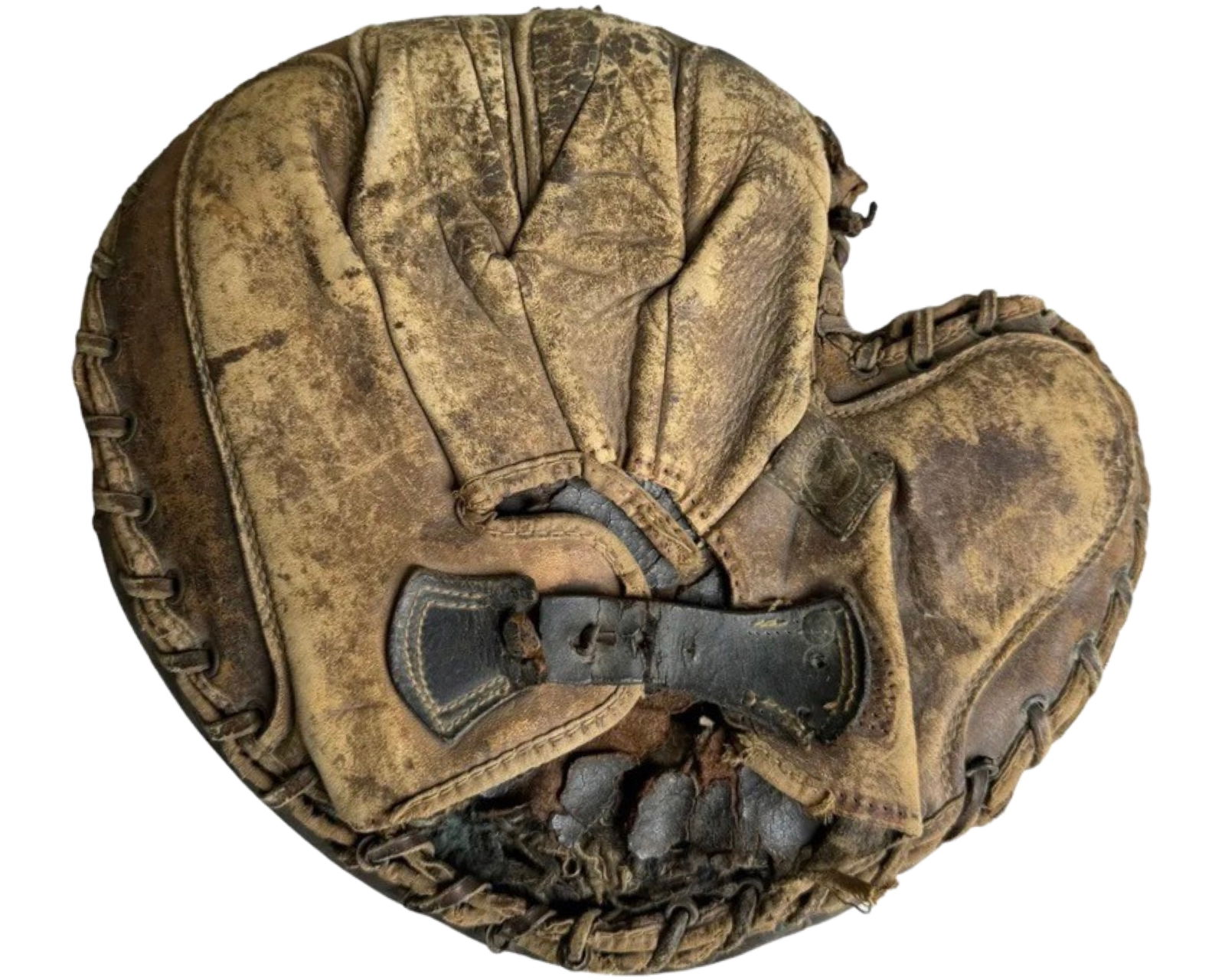 Antique 1900s Aj Reach Baseball Glove Mitt (1 of 5)