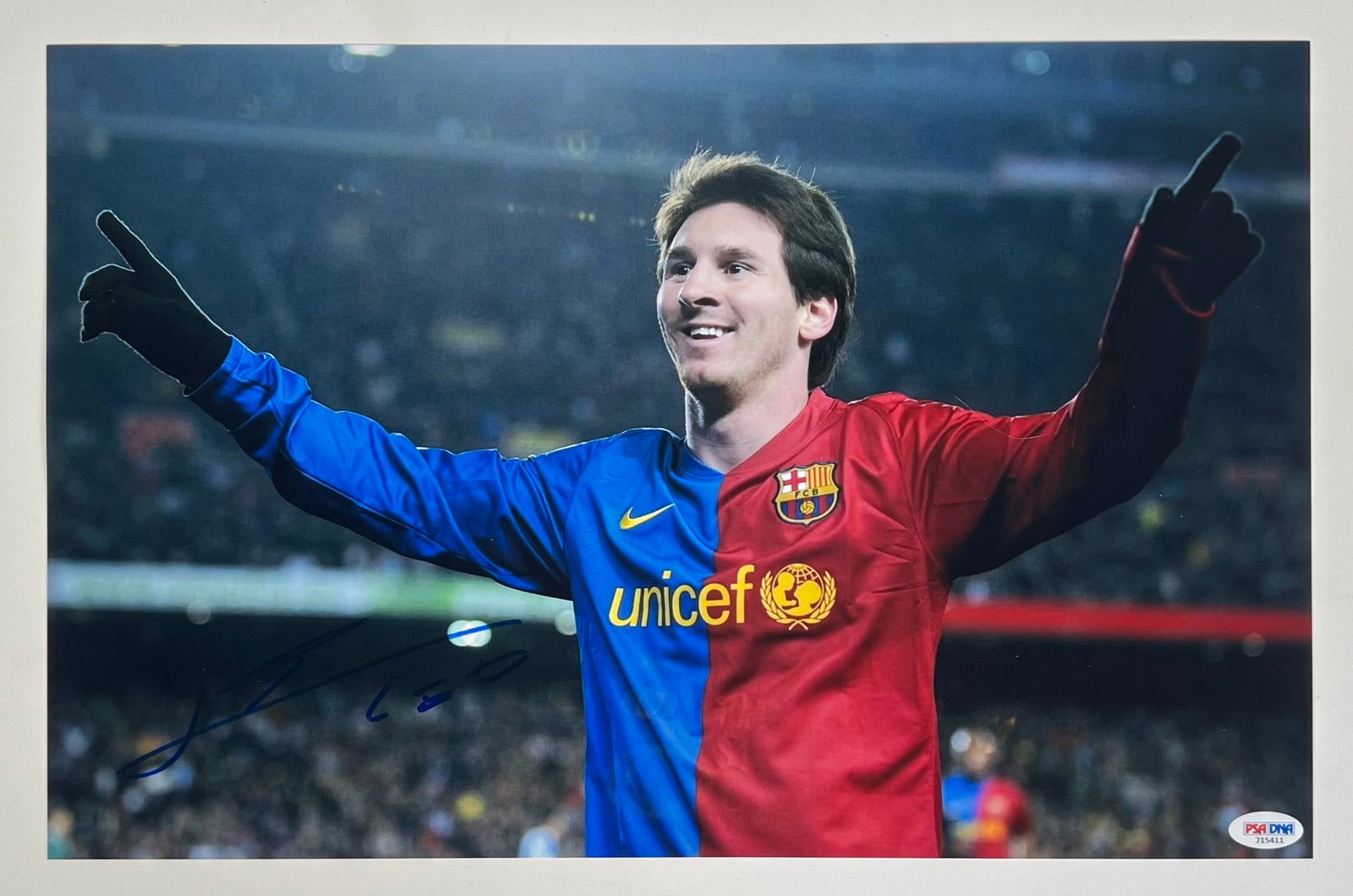 Lionel Messi Autographed/ Signed Photograph (1 of 3)