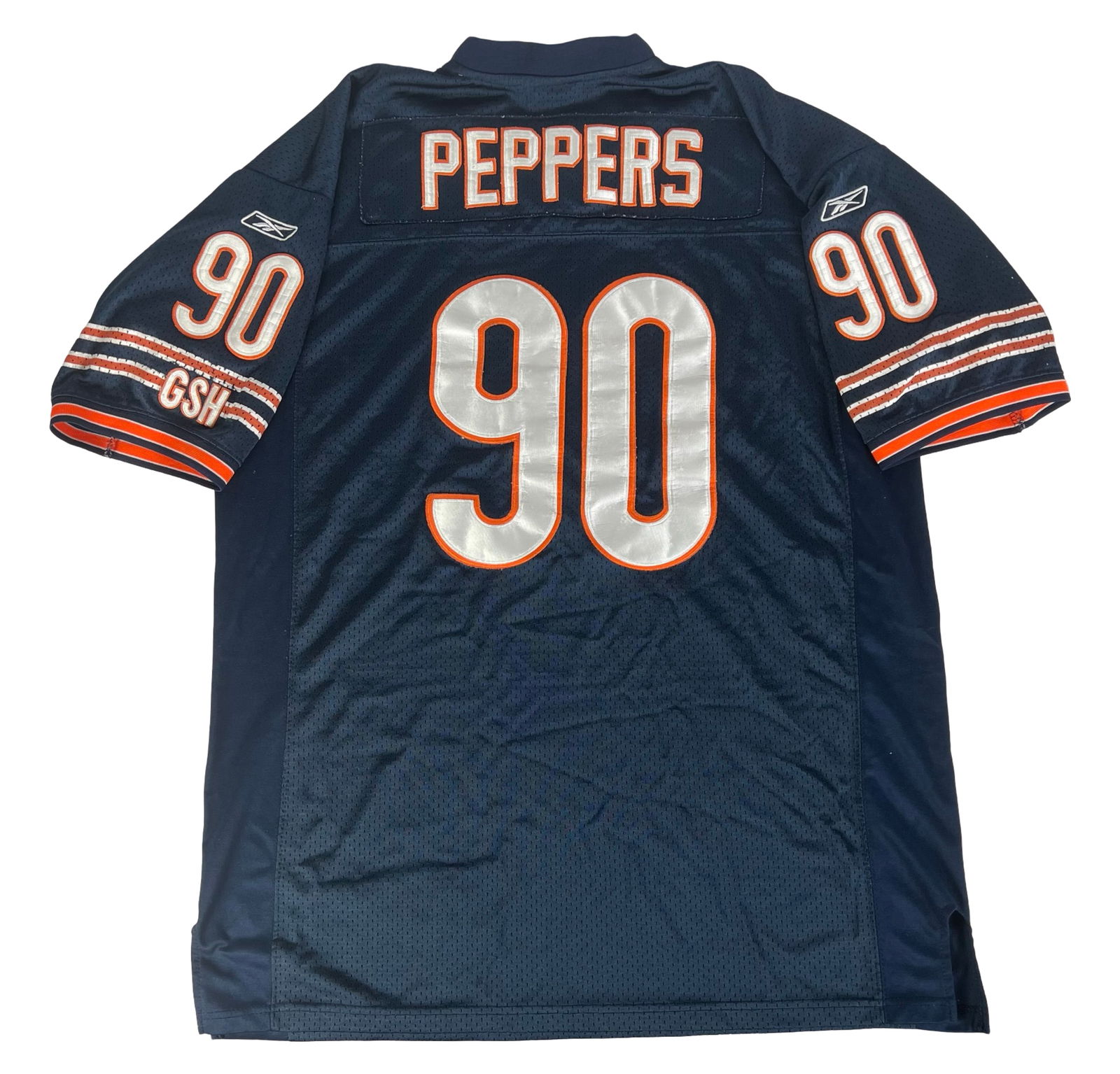 Julius Peppers Bears Reebok NFL On Field Jersey: Julius PeppersChicago Bears Reebok NFL Equipment On Field Football Jersey. Size- 54.