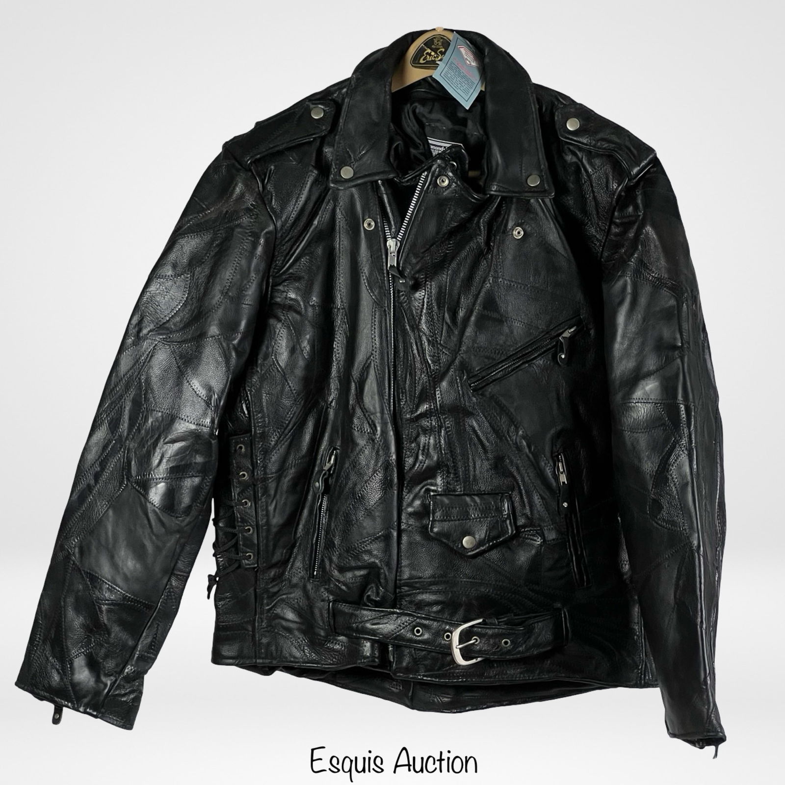 Buffalo Leather Biker's Leather Jacket Size- XL Ne (1 of 4)