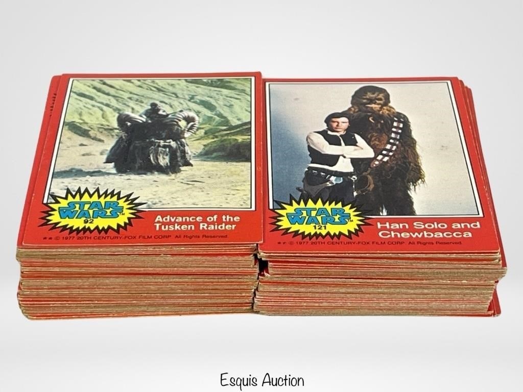 1977 Star Wars Topps Red Series Trading Cards (1 of 5)