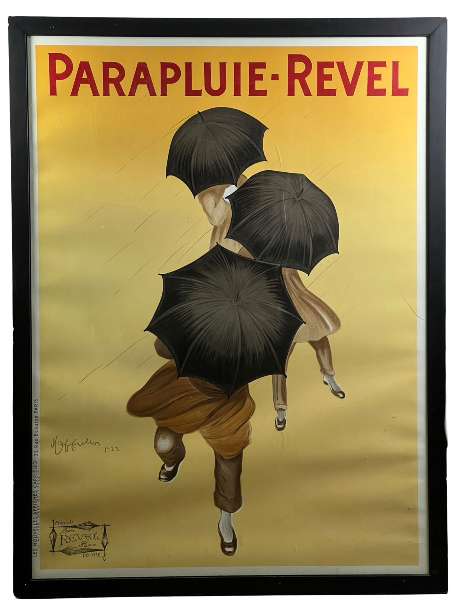 Leonetto Cappiello- Parapluie Revel Art Poster (1 of 3)