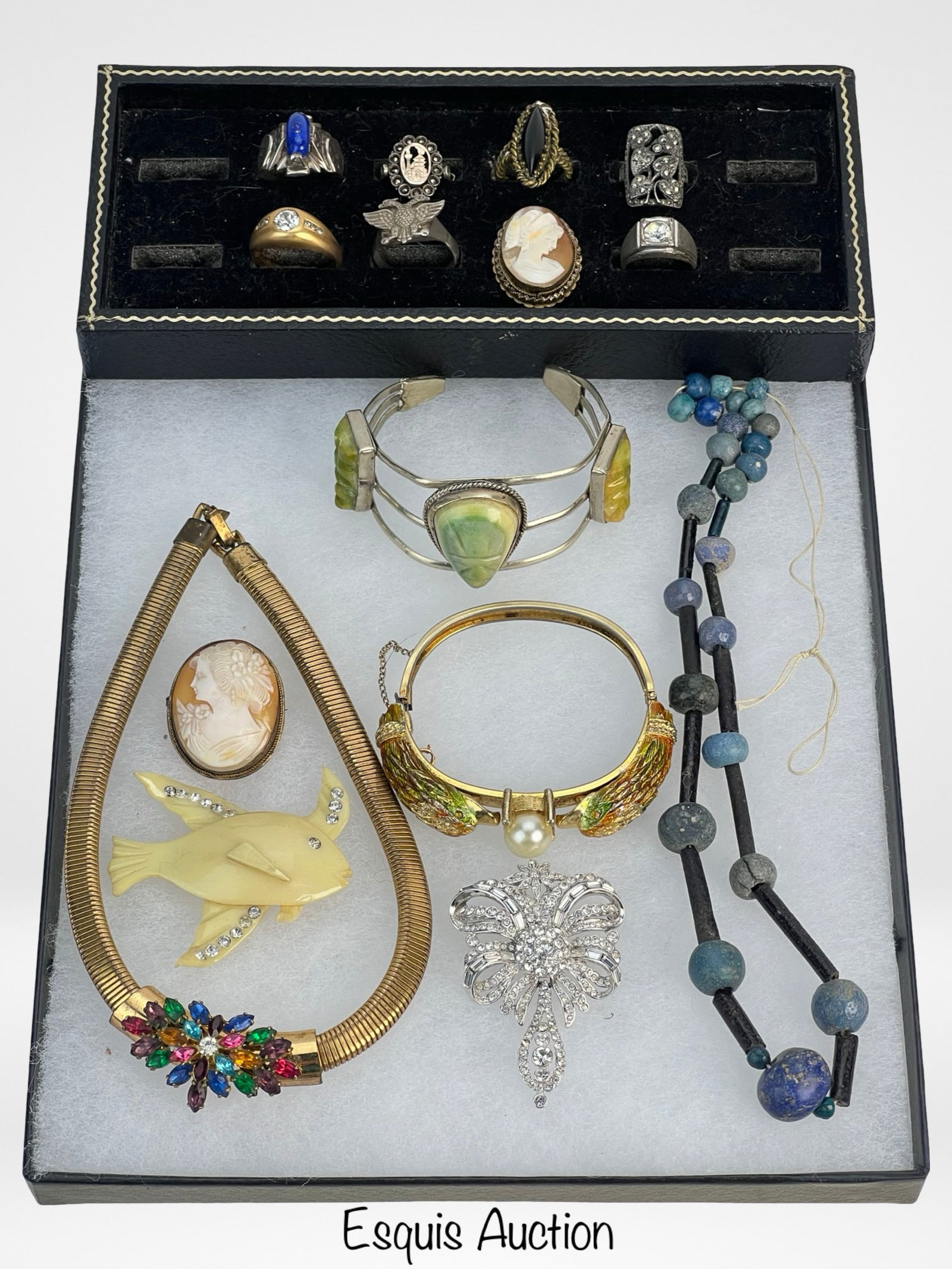 Group of Vintage Jewelry- Sterling, Designer, Ring (1 of 6)