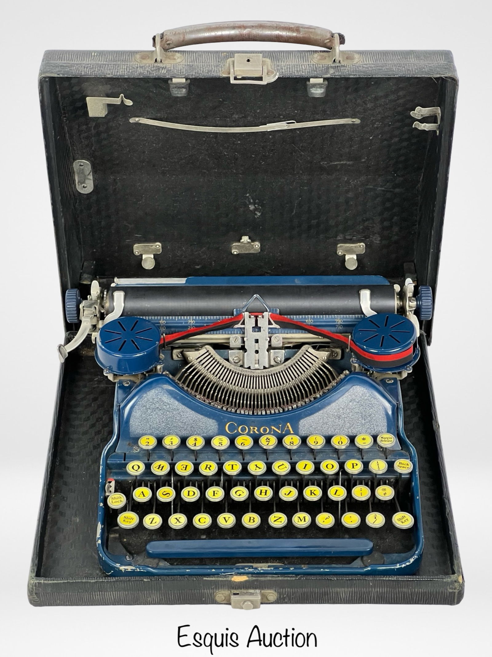 Corona Four 4 (Channel Blue) Portable Typewriter (1 of 5)