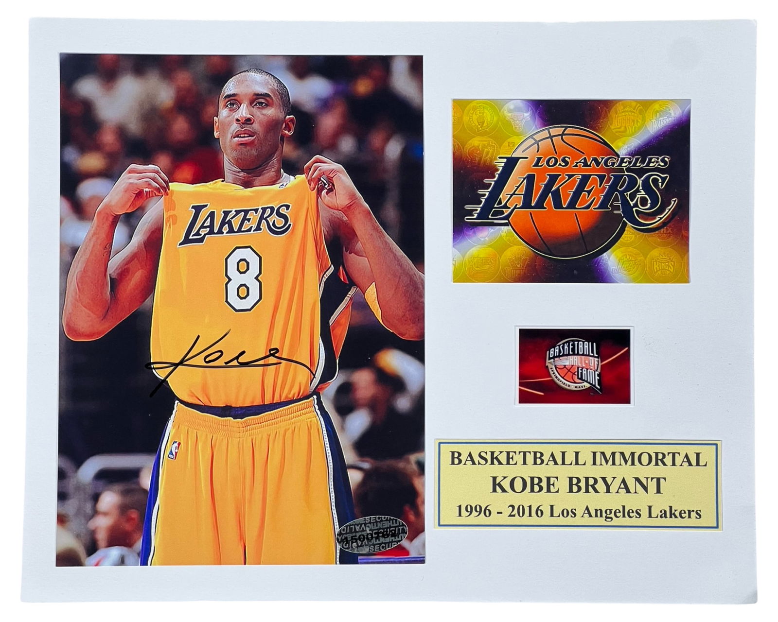 Kobe Bryant Autographed/ Signed Photograph (1 of 3)