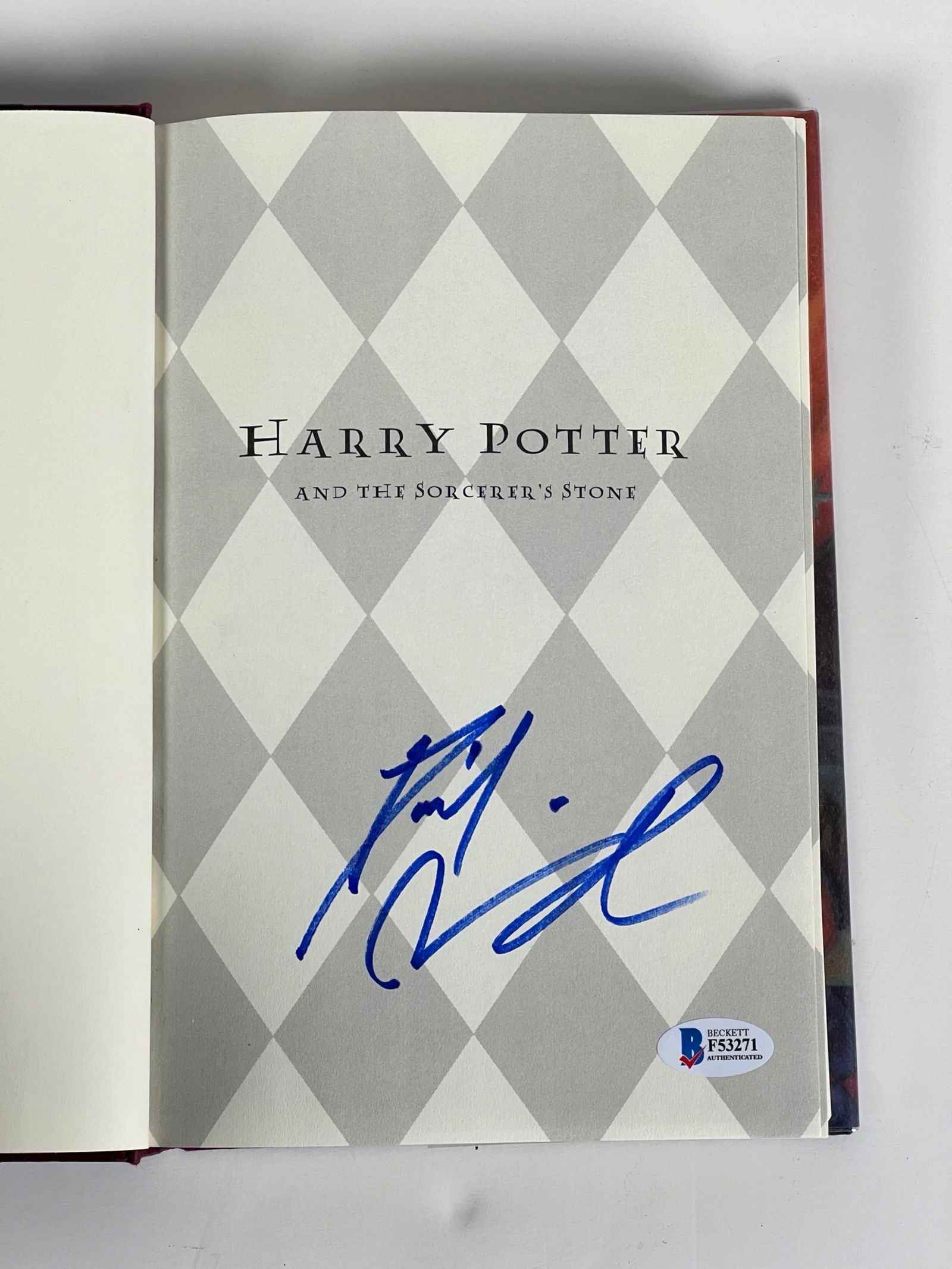Daniel Radcliffe Signed Harry Potter Book (1 of 6)