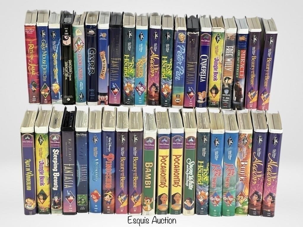 Collection of Vintage Disney VHS Movie Tapes (1 of 3)